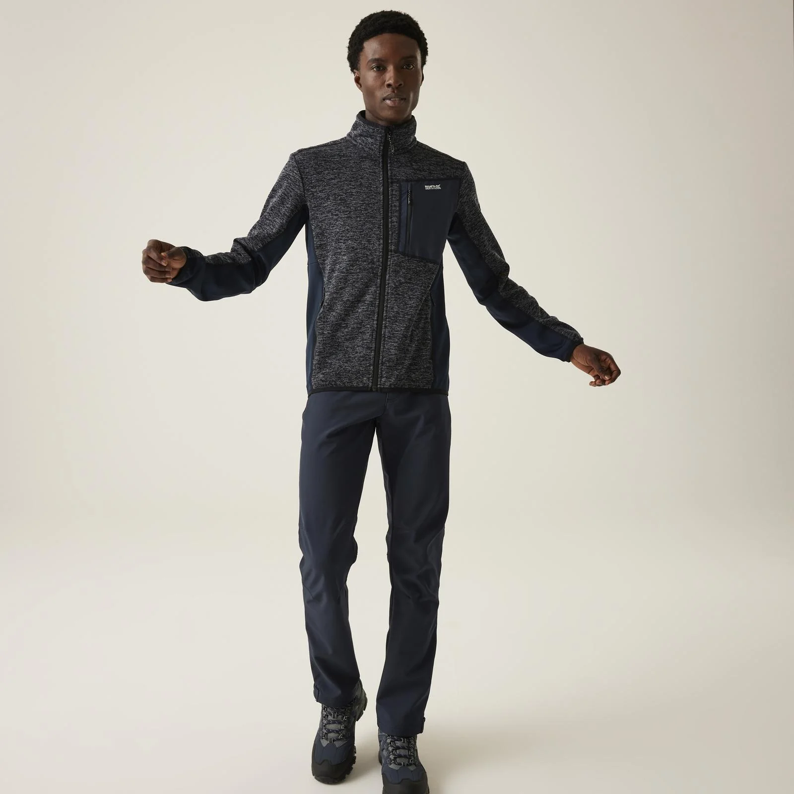 Regatta Mens Baslinn Full Zip Outdoor Fleece Jacket - Image 5