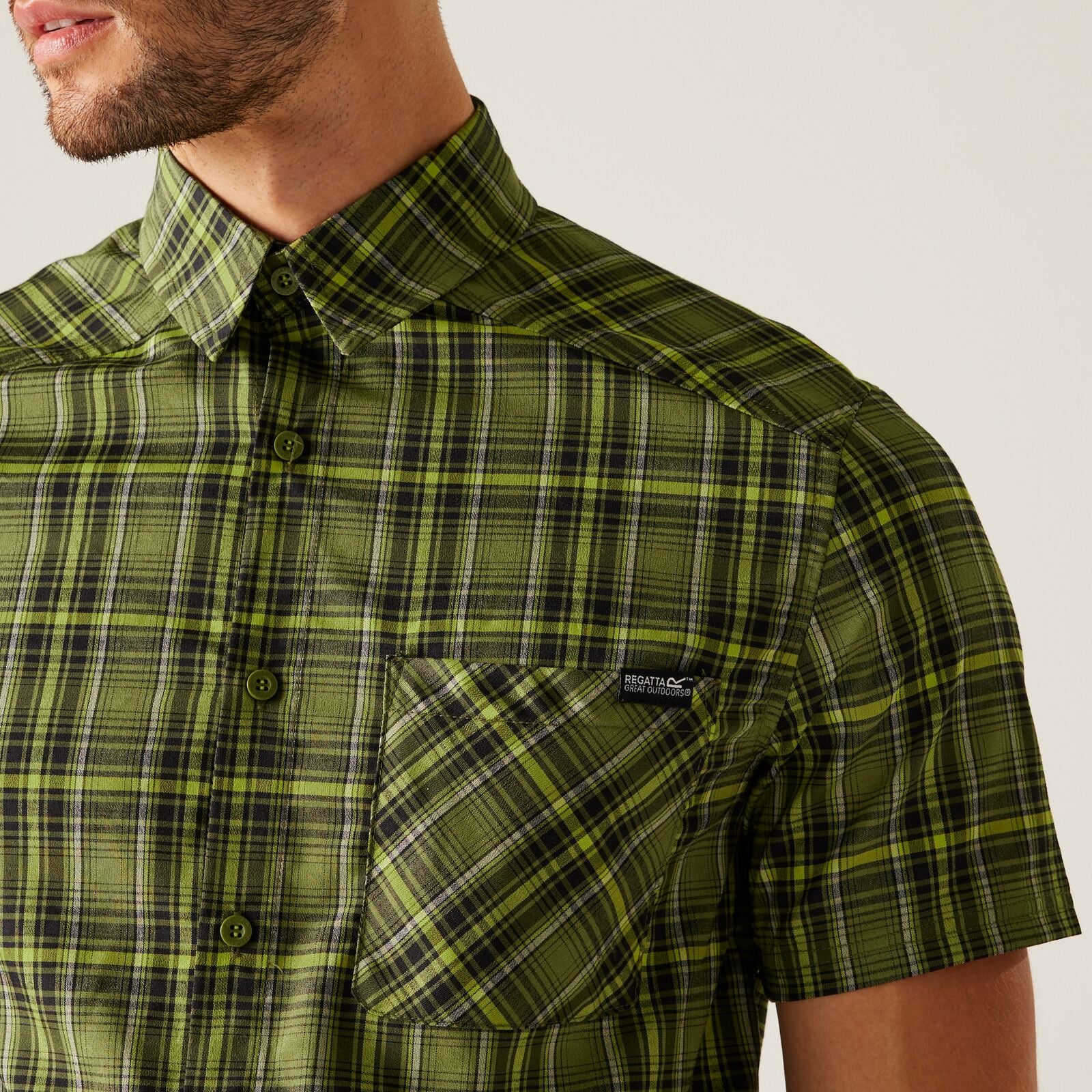 Regatta Mens Begarno Short Sleeve Shirt - Image 15
