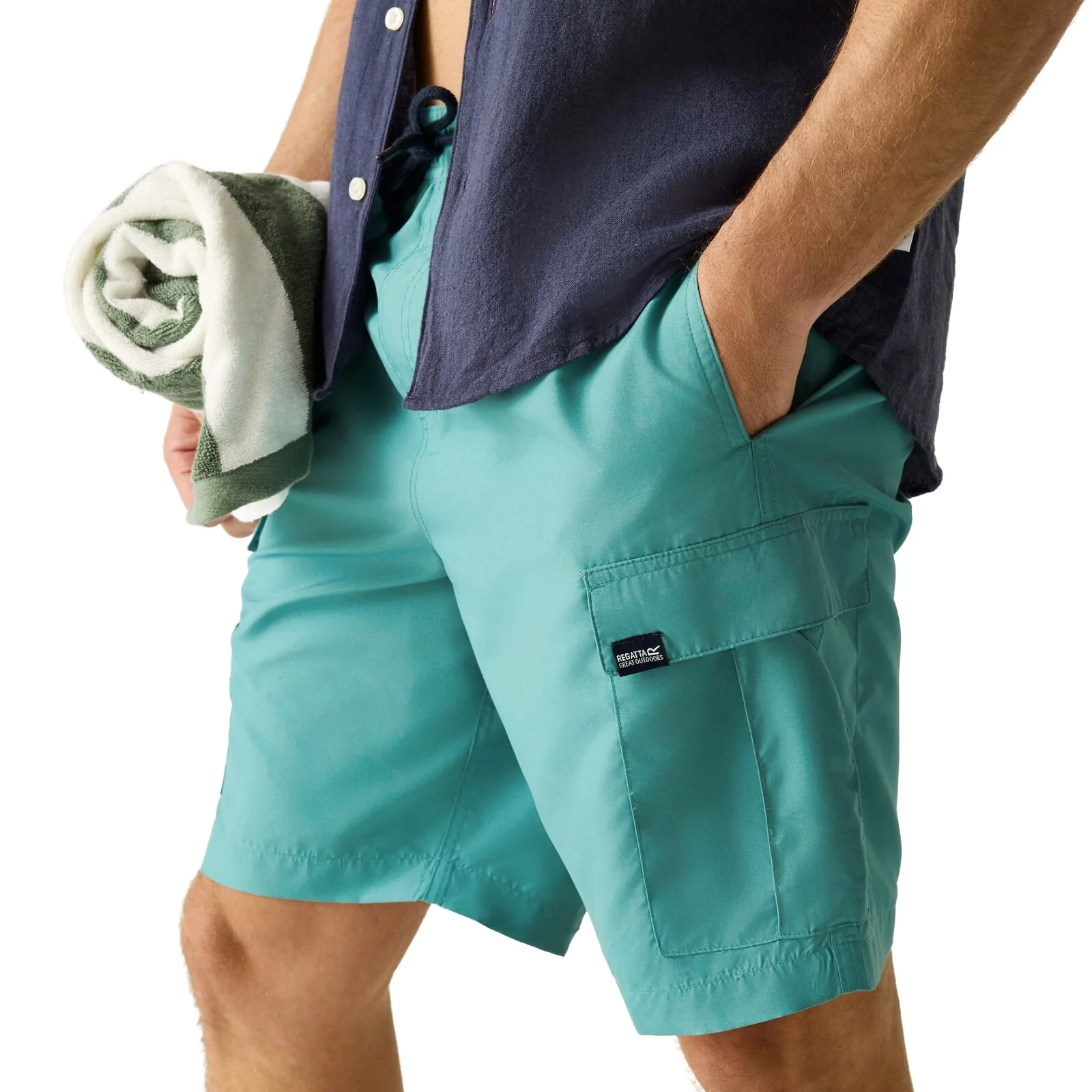 Regatta Mens Blanmont Cargo Swim Shorts - Image 20