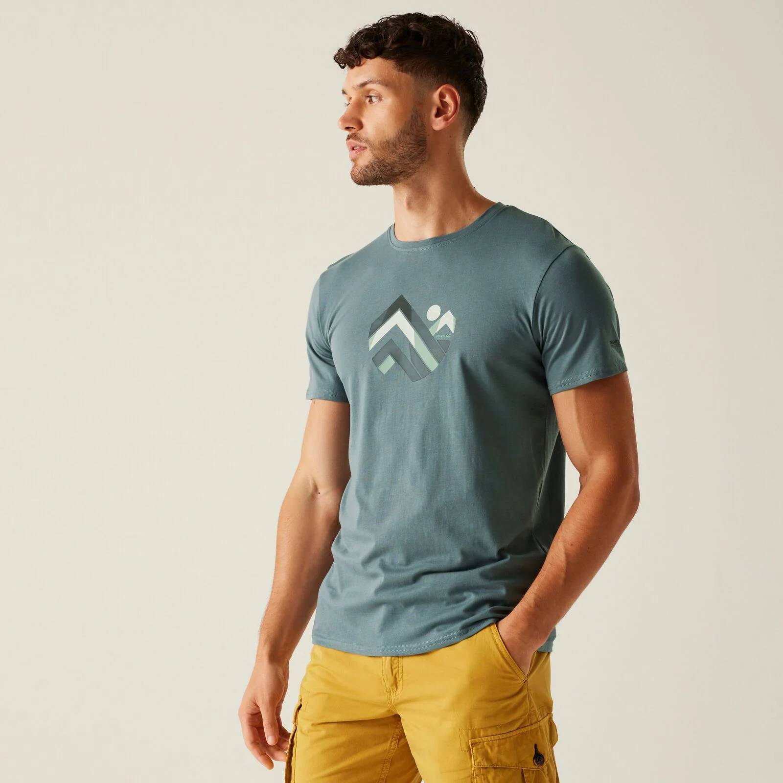Regatta Mens Breezed V Short Sleeve T-Shirt - Image 5