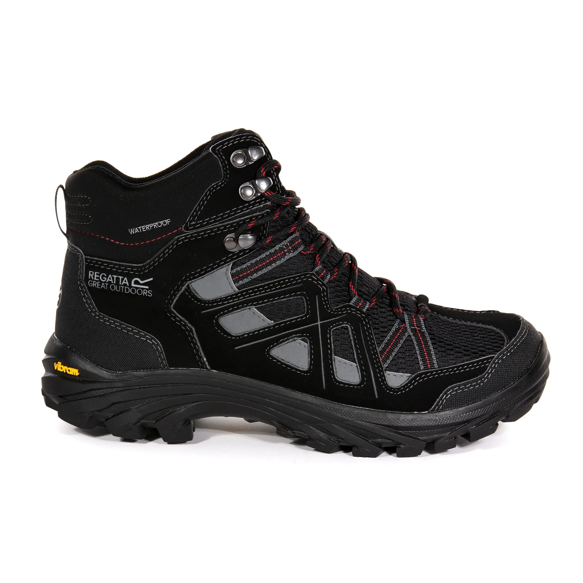 Regatta Mens Burrell Waterproof Mid Walking Boots - Image 2