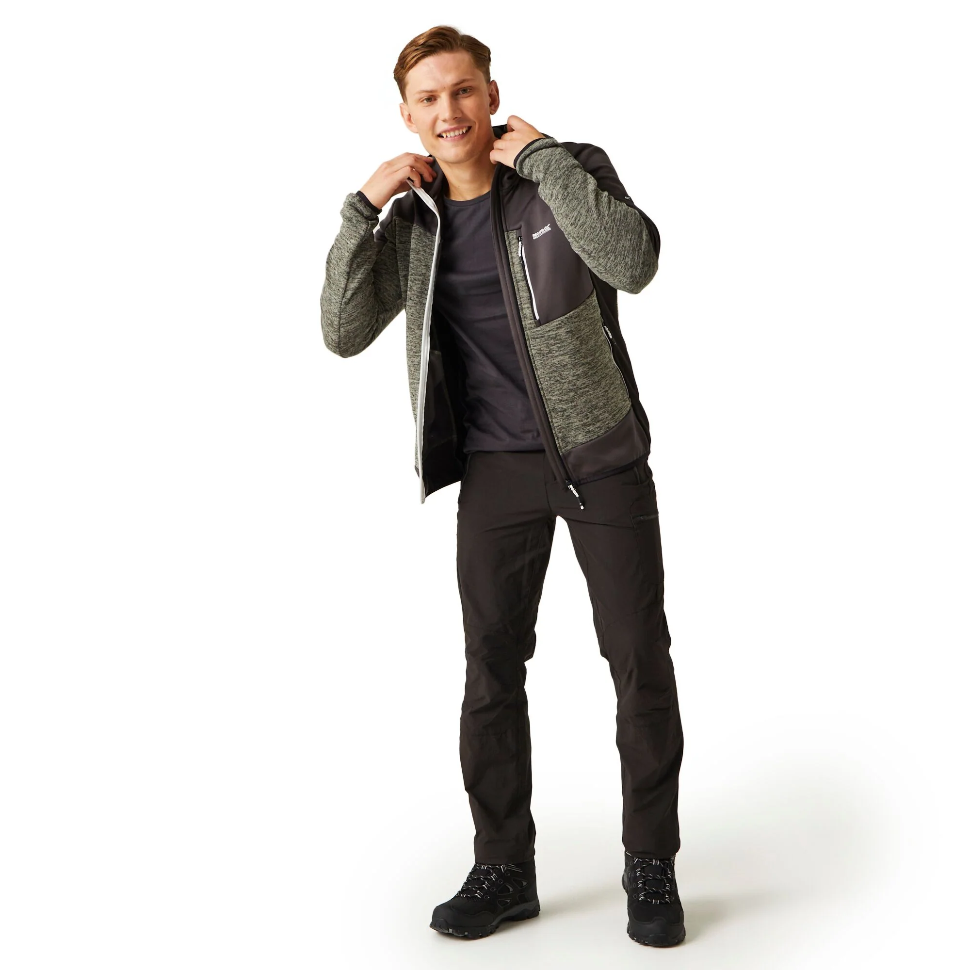Regatta Mens Cadford VI Hooded Full Zip Fleece Jacket - Image 4