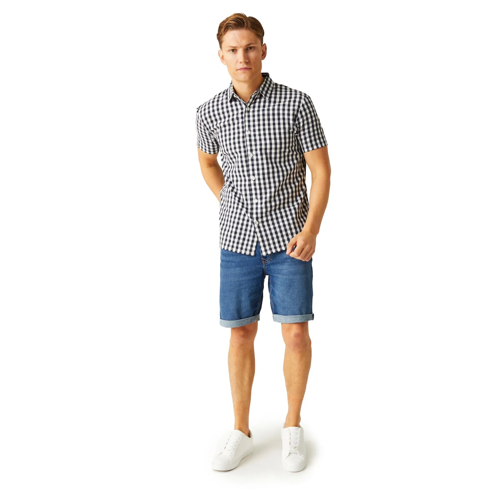 Regatta Mens Denmoor Short Sleeve Shirt - Image 8