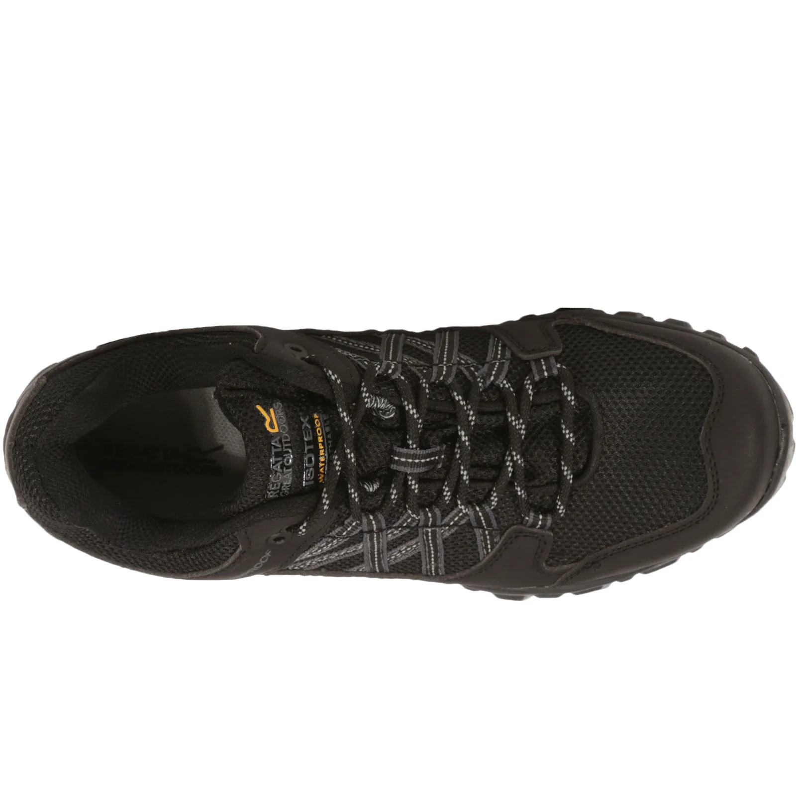 Regatta Mens Edgepoint III Walking Shoes - Black - Image 3
