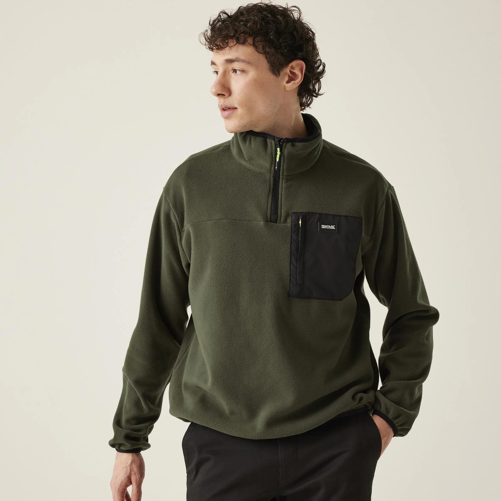 Regatta Mens Frankie Half Zip Pullover Fleece - Image 3