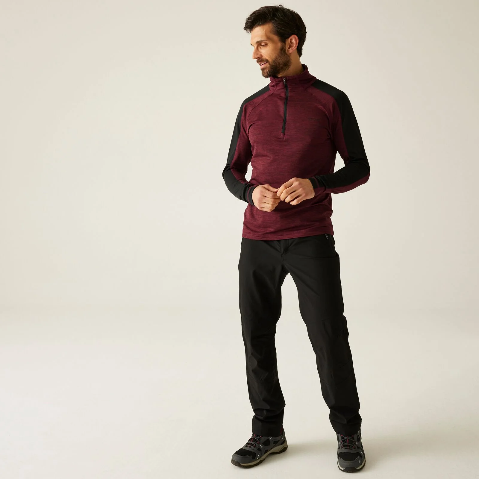 Regatta Mens Hepley Quick Drying Half Zip Fleece - Image 13