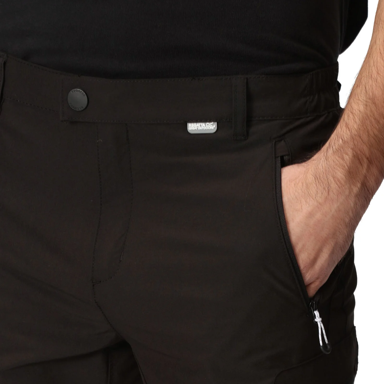 Regatta Mens Highton Water-Repellent UPF 40+ Walking Trousers - Image 3