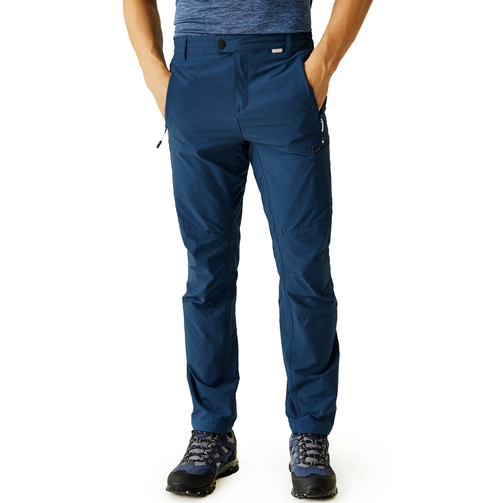 Regatta Mens Highton Water-Repellent UPF 40+ Walking Trousers - Image 7