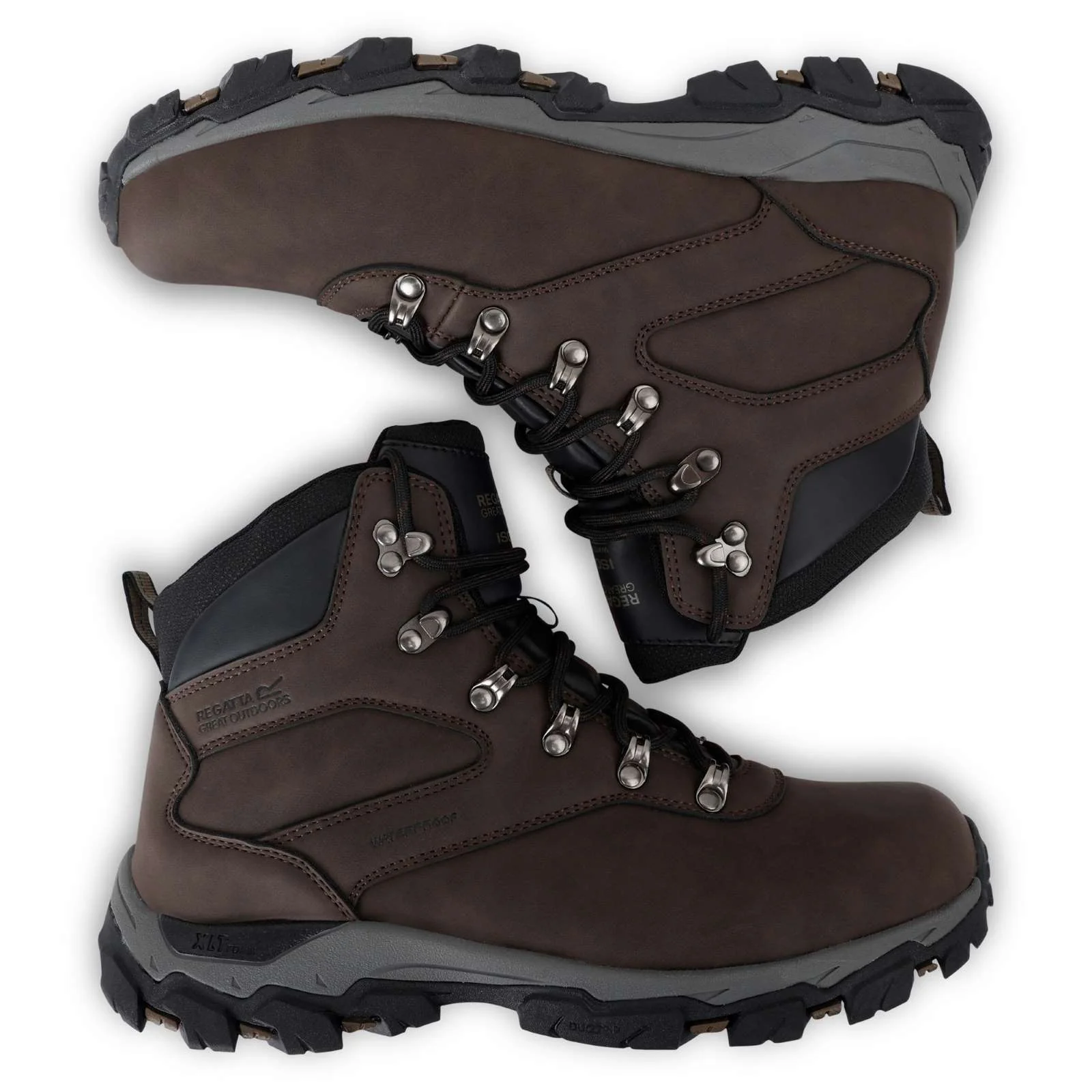 Regatta Mens Holcombe Classic Walking Shoes - Image 6