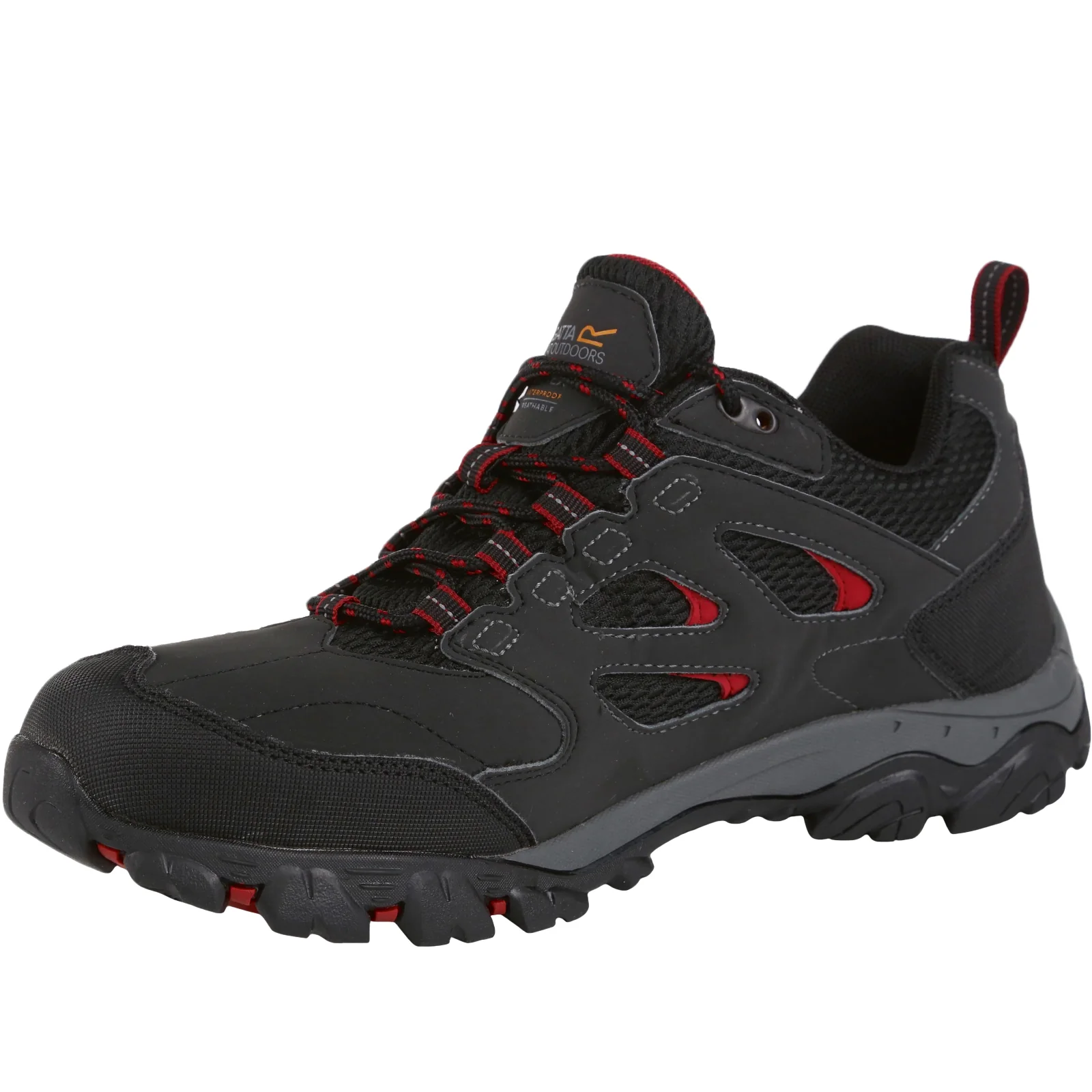 Regatta Mens Holcombe Waterproof Low Walking Shoes - Image 10