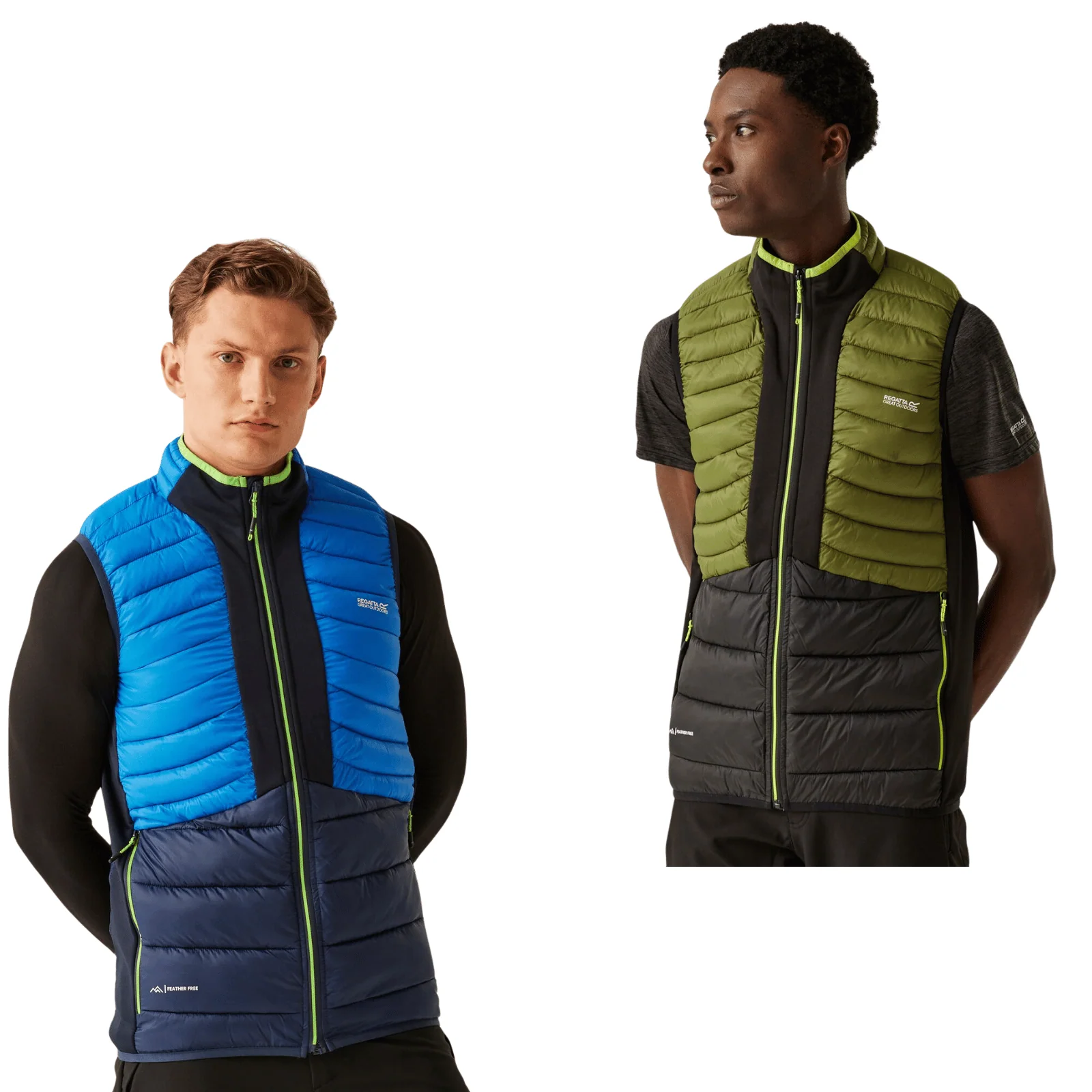 Regatta Mens Leedre Hybrid Padded Gilet