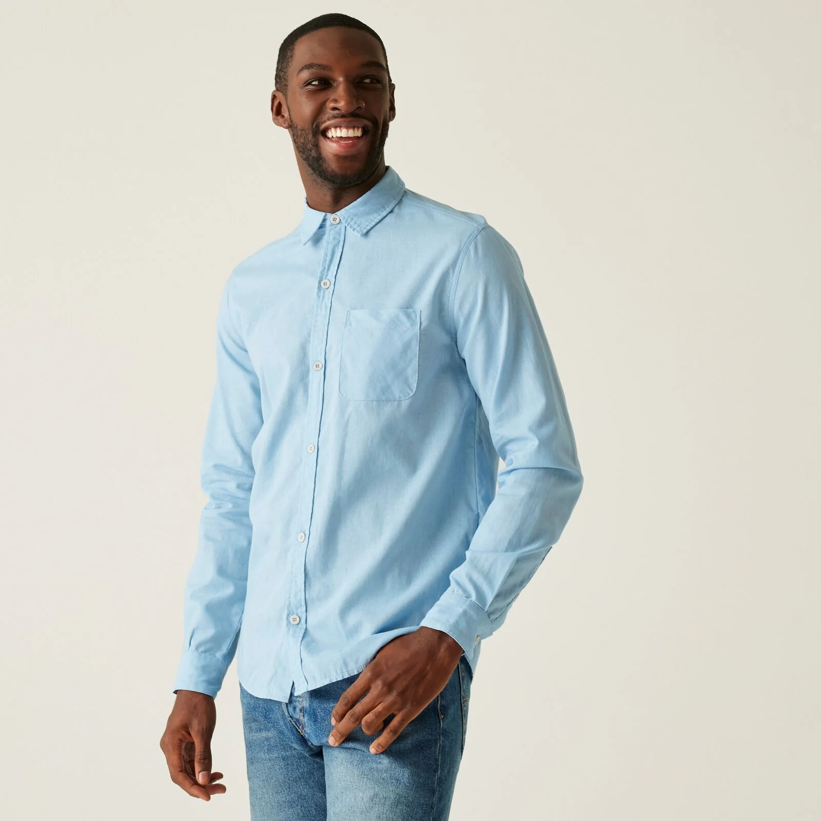 Regatta Mens Loran Long Sleeve Shirt - Image 3