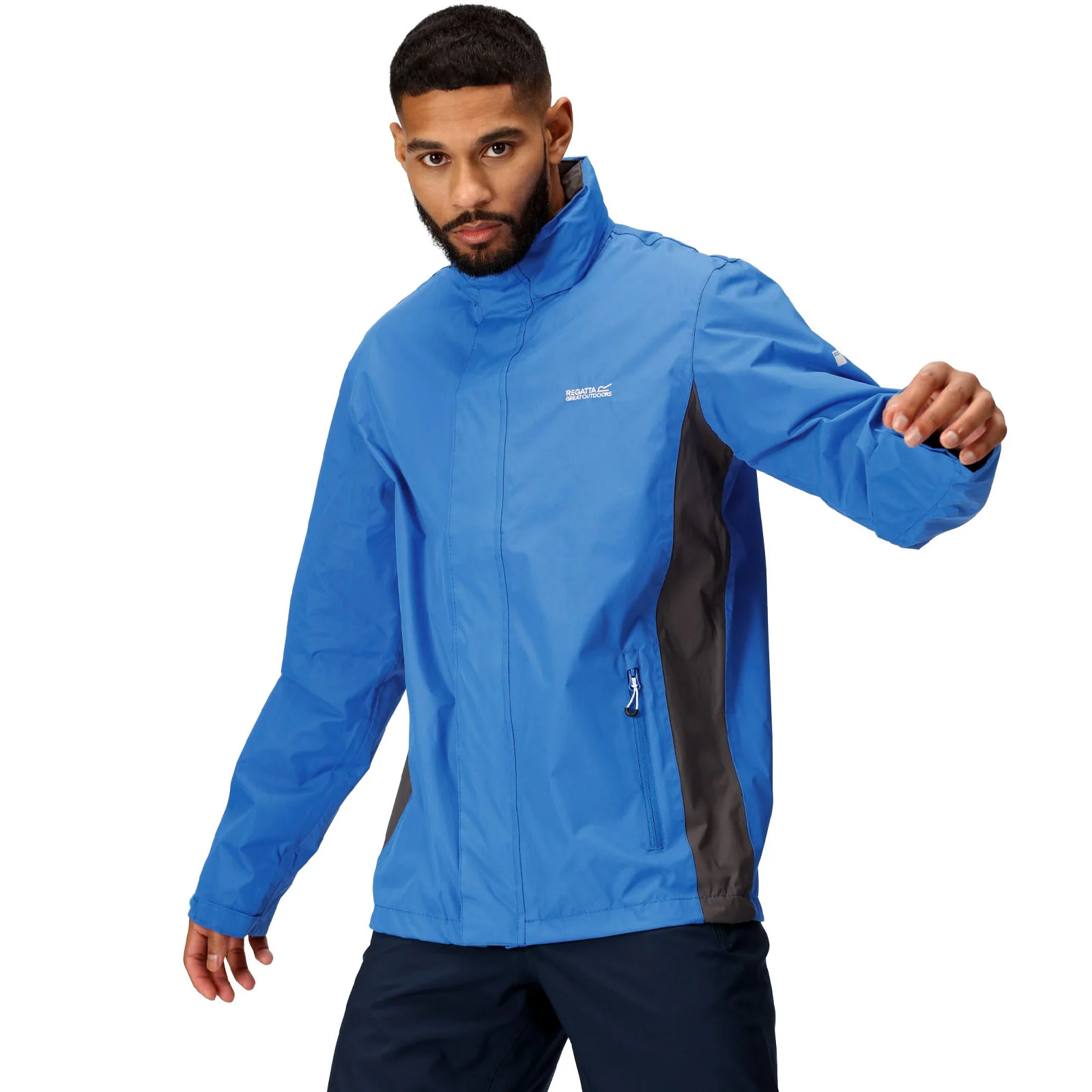 Regatta Mens Matt Waterproof Jacket - Image 3