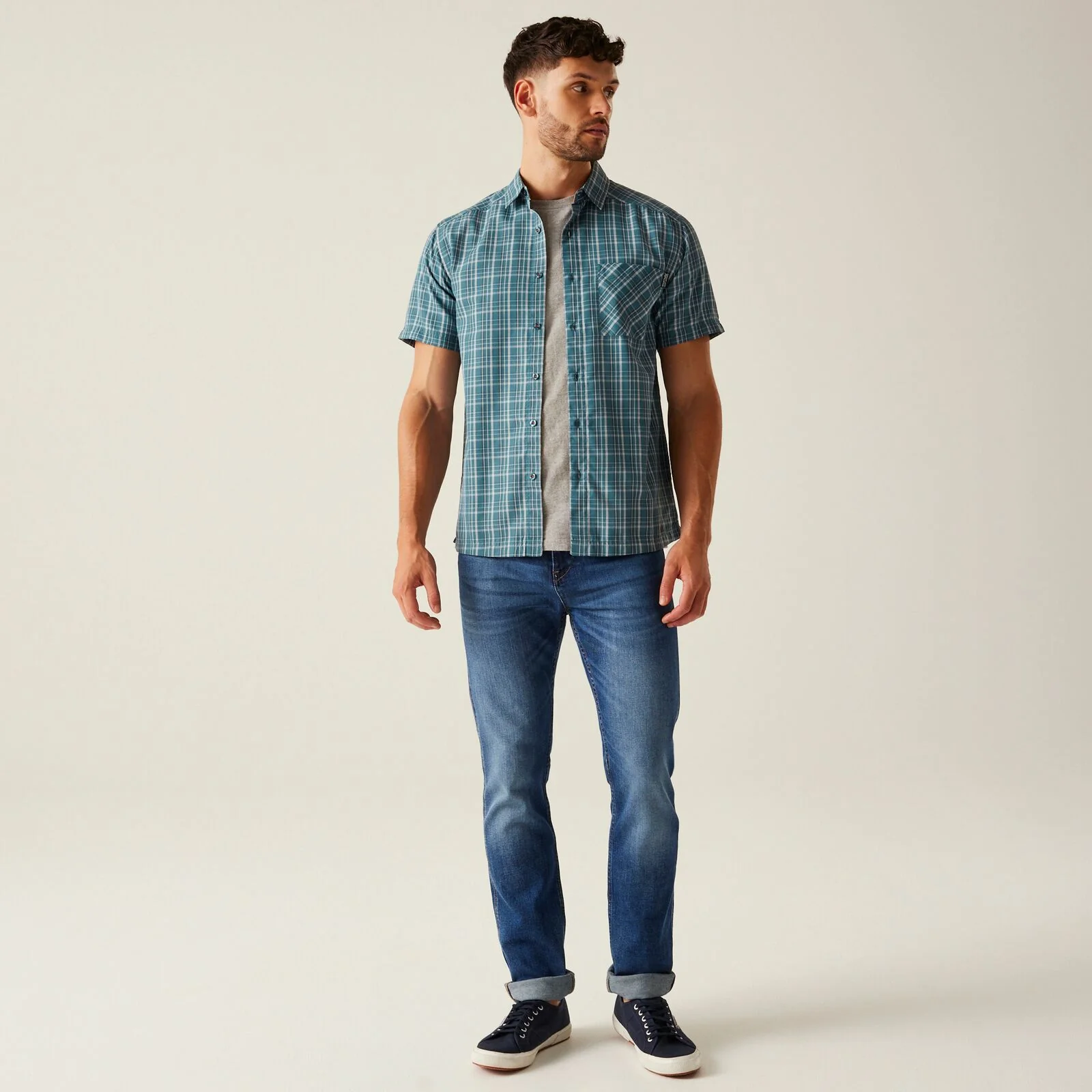 Regatta Mens Mindano IX Short Sleeve Shirt - Image 14