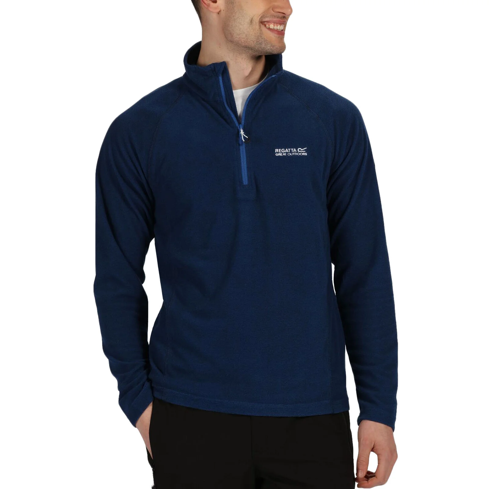 Regatta Mens Montes Half Zip Fleece Jumper - Image 4