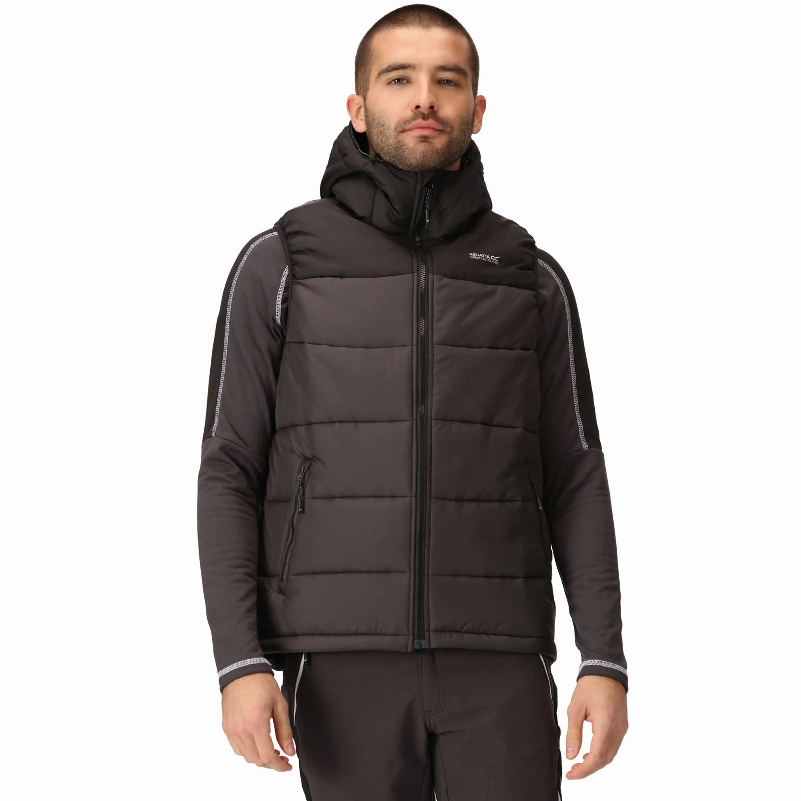Regatta Mens Nevado Heavyweight Hooded Gilet - Image 2