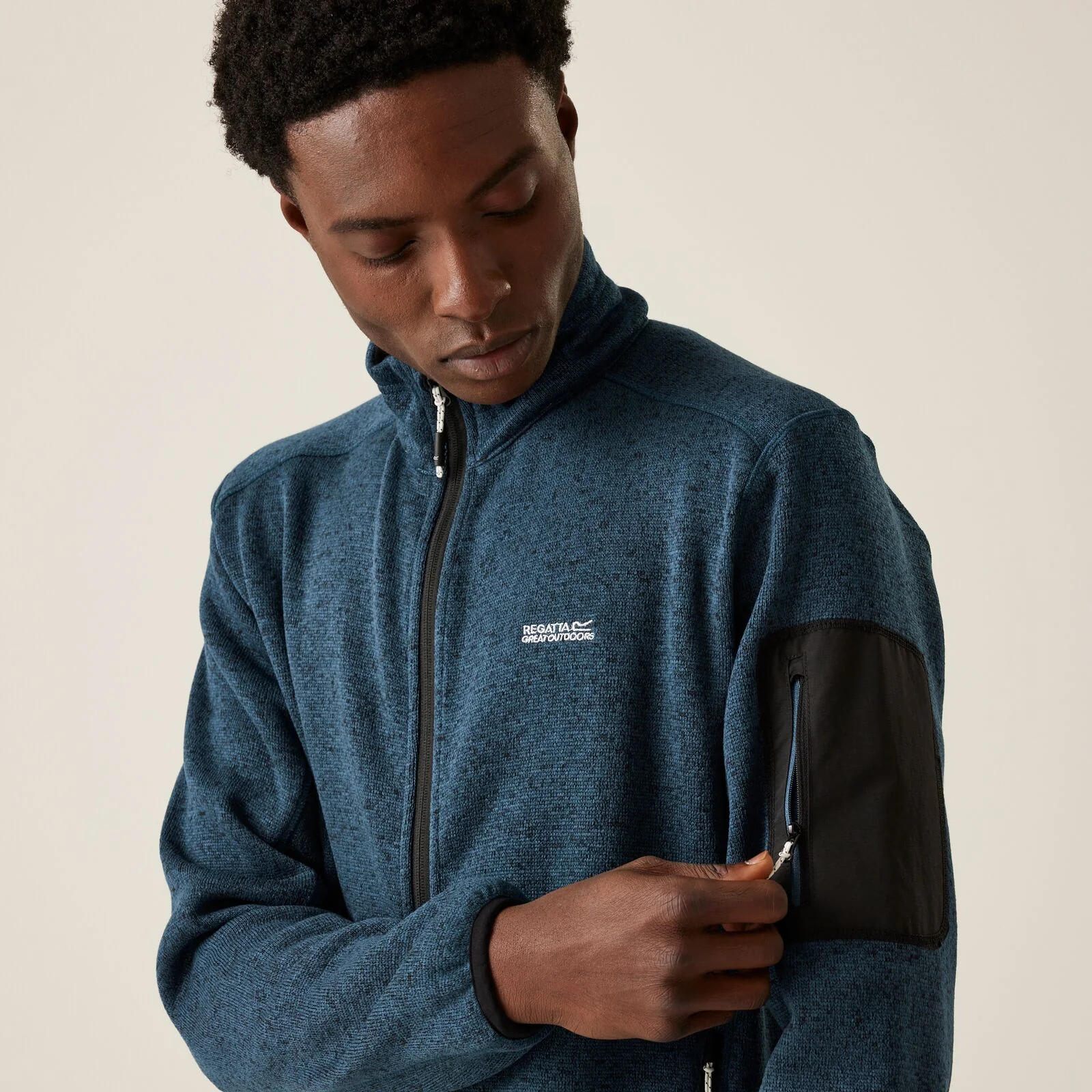 Regatta Mens Newhill Full Zip High Neck Fleece - Image 50