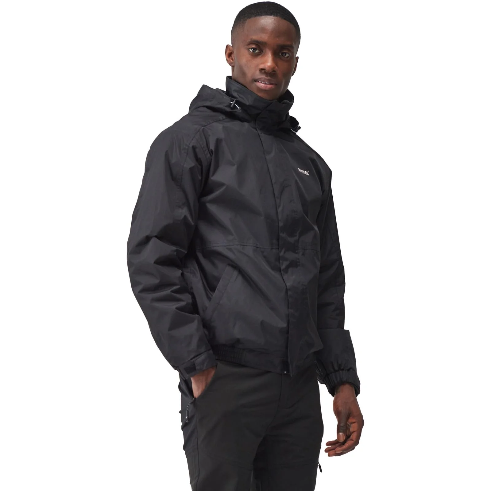 Regatta Mens Niviston Hooded Waterproof Walking Jacket - Navy - Image 11