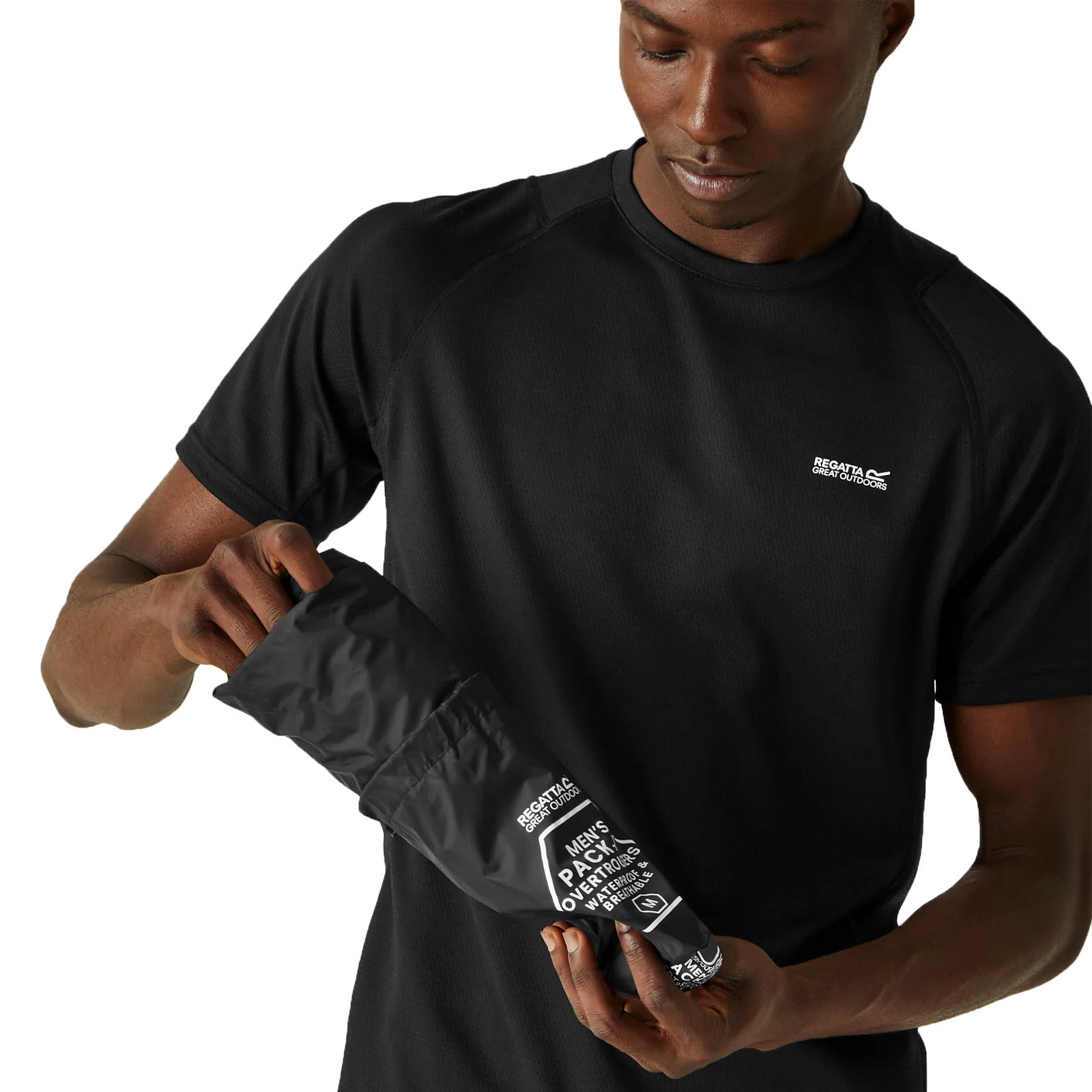 Regatta Mens Pack It Walking Waterproof Overtrousers - Image 4