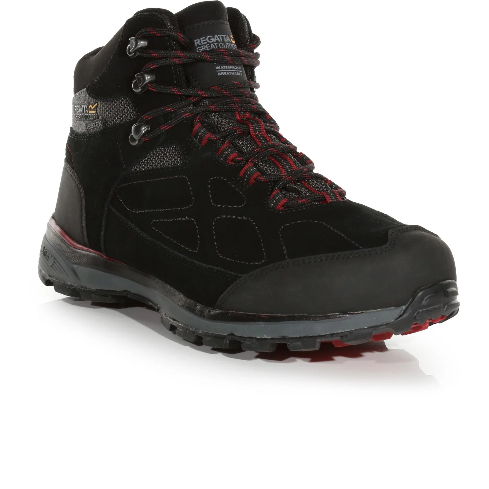 Regatta Mens Samaris Suede Waterproof Mid Walking Boots - Image 7