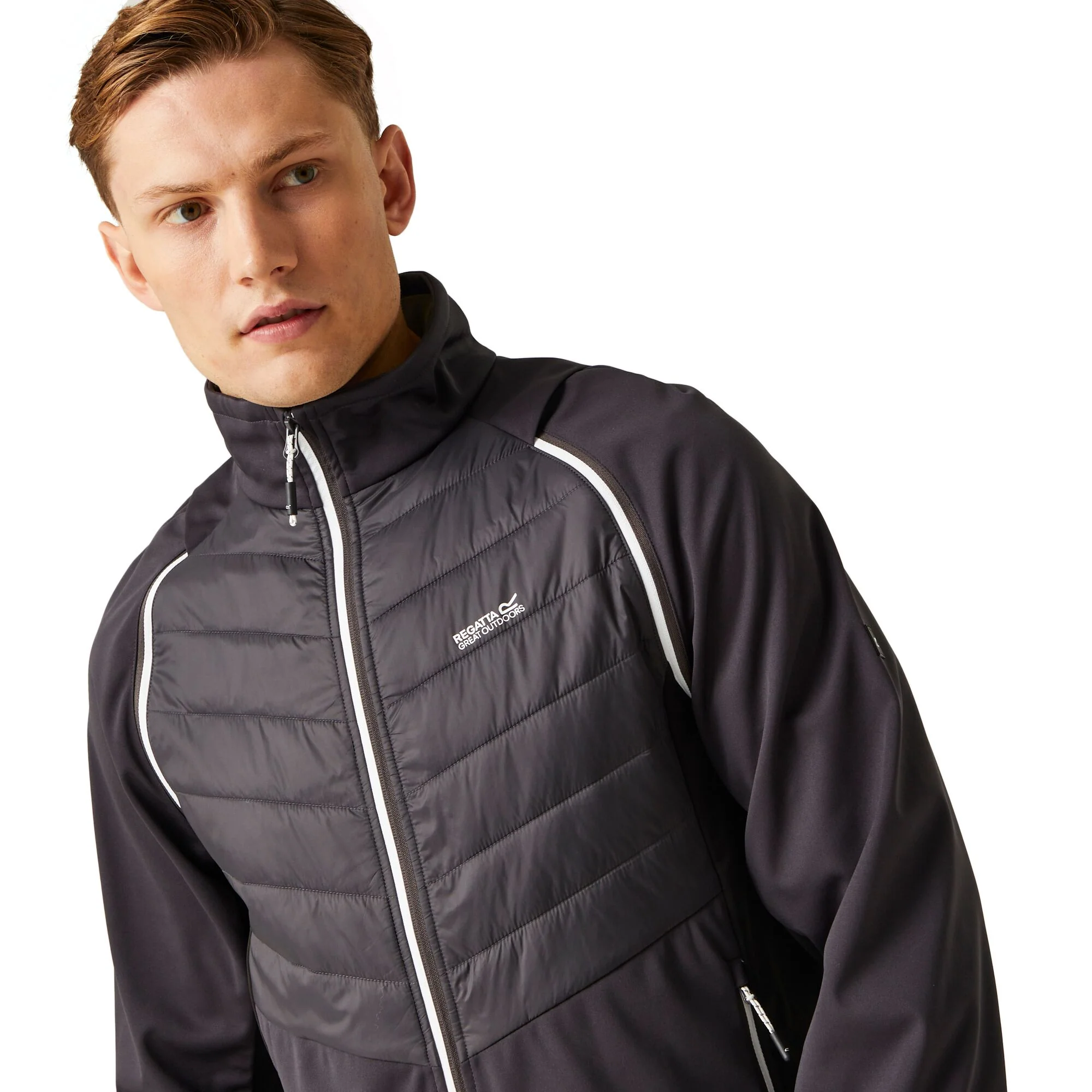 Regatta Mens Steren Hybrid II Softshell Jacket - Image 14