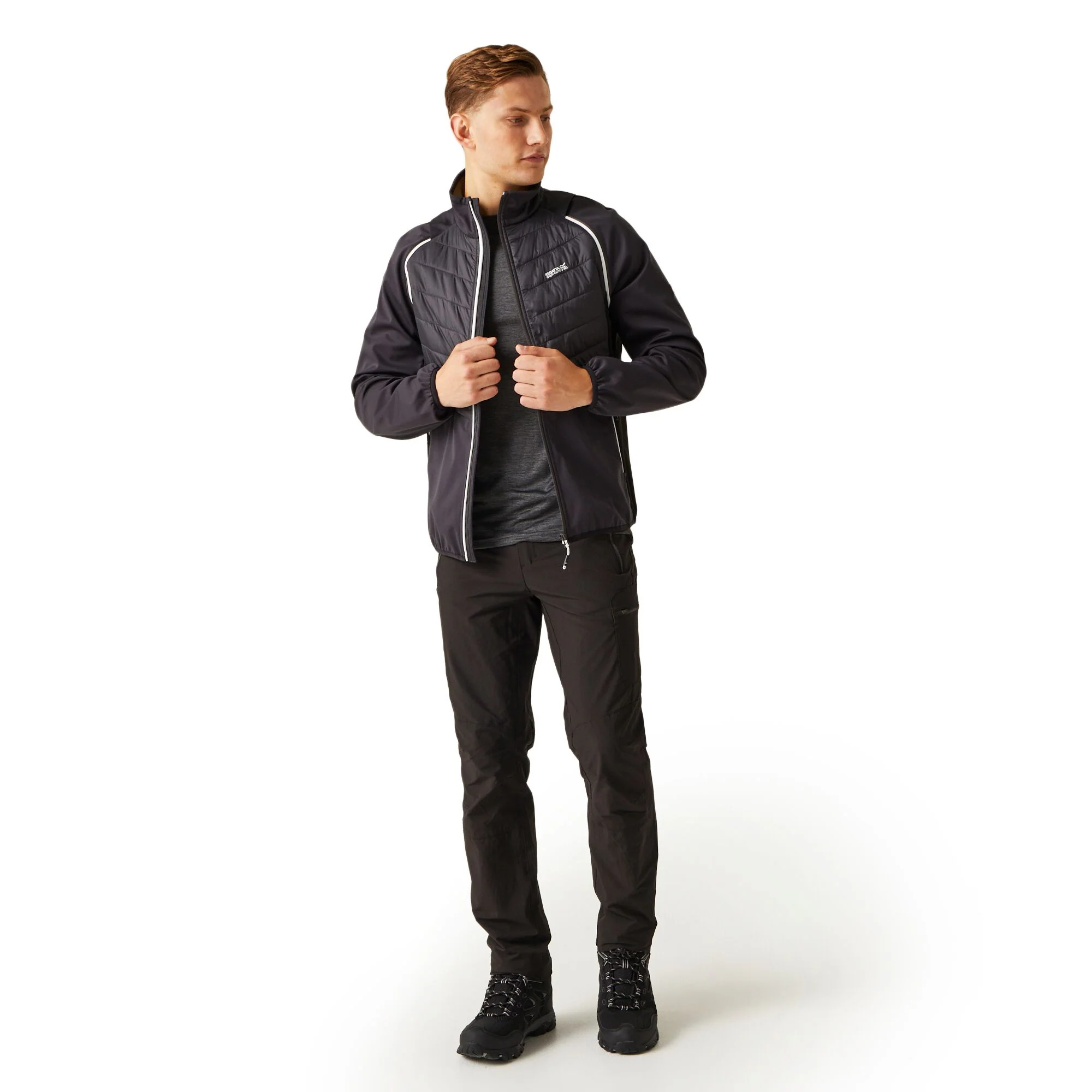 Regatta Mens Steren Hybrid II Softshell Jacket - Image 2