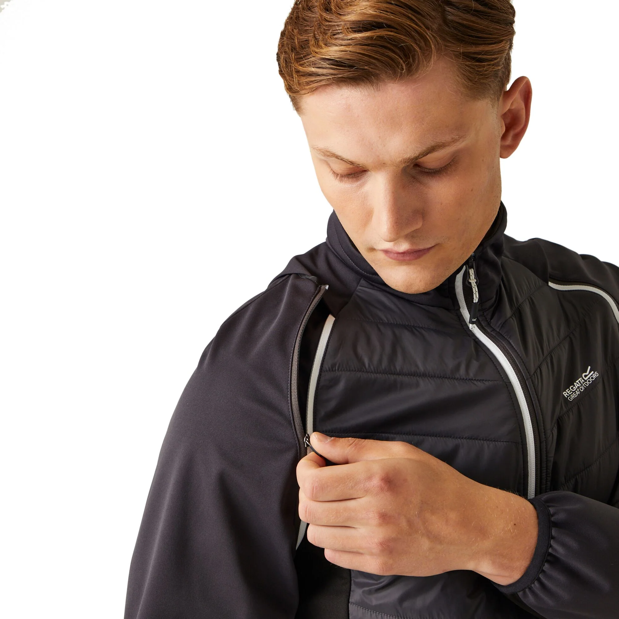 Regatta Mens Steren Hybrid II Softshell Jacket - Image 20