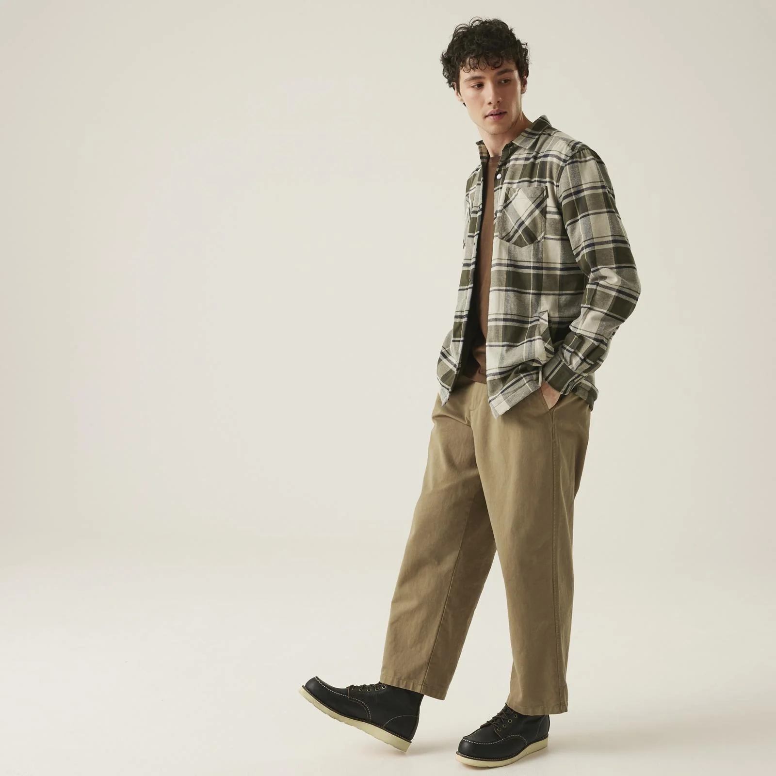Regatta Mens Thamos Long Sleeve Checkered Brushed Shirt - Image 19