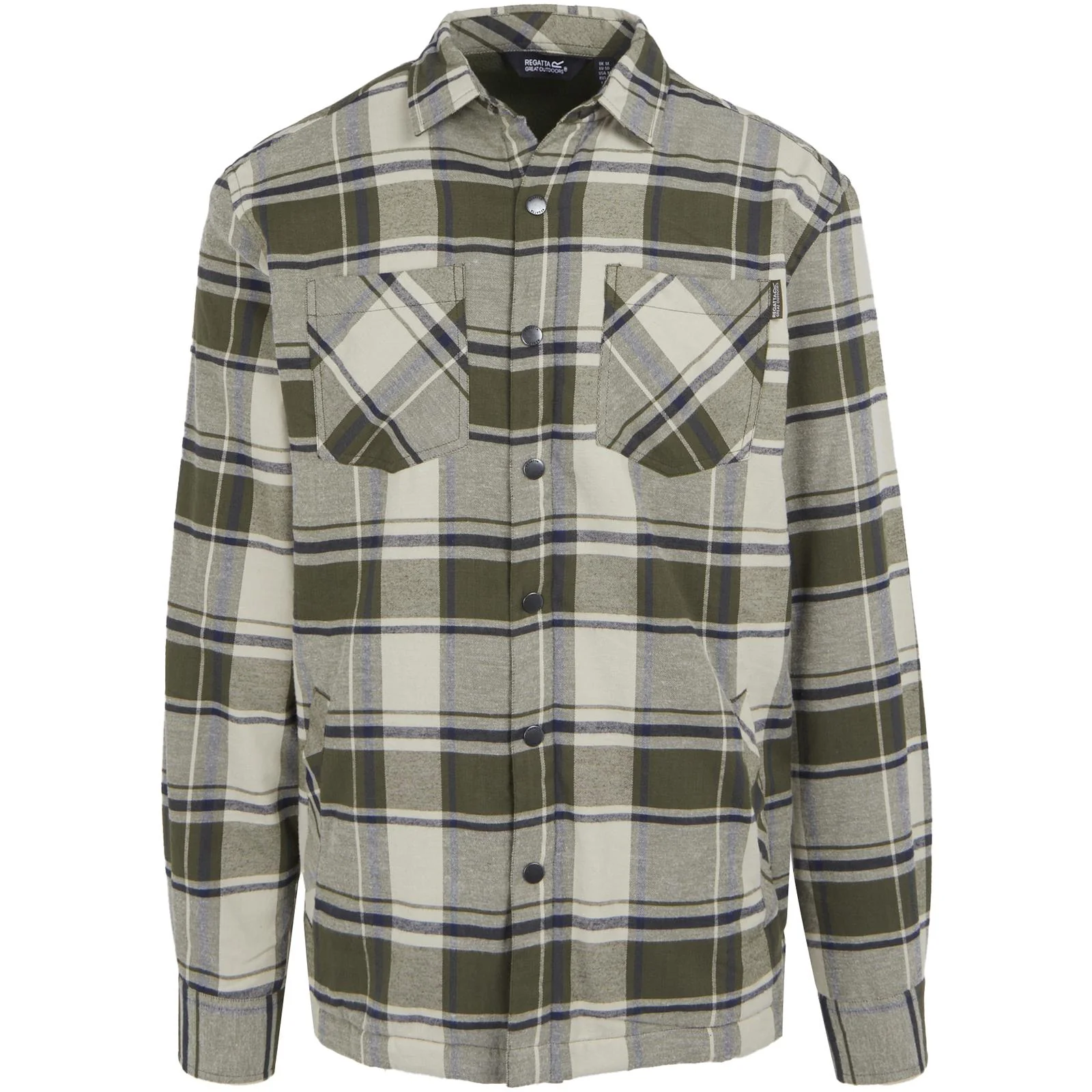 Regatta Mens Thamos Long Sleeve Checkered Brushed Shirt - Image 29