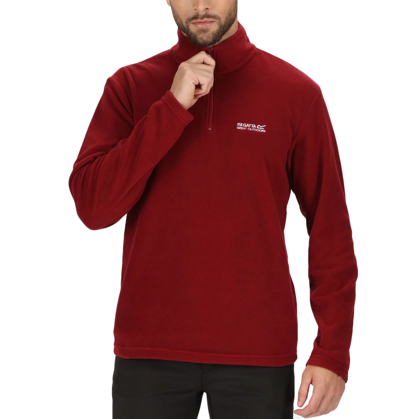 Regatta Mens Thompson Lightweight Half Zip Fleece - Image 2