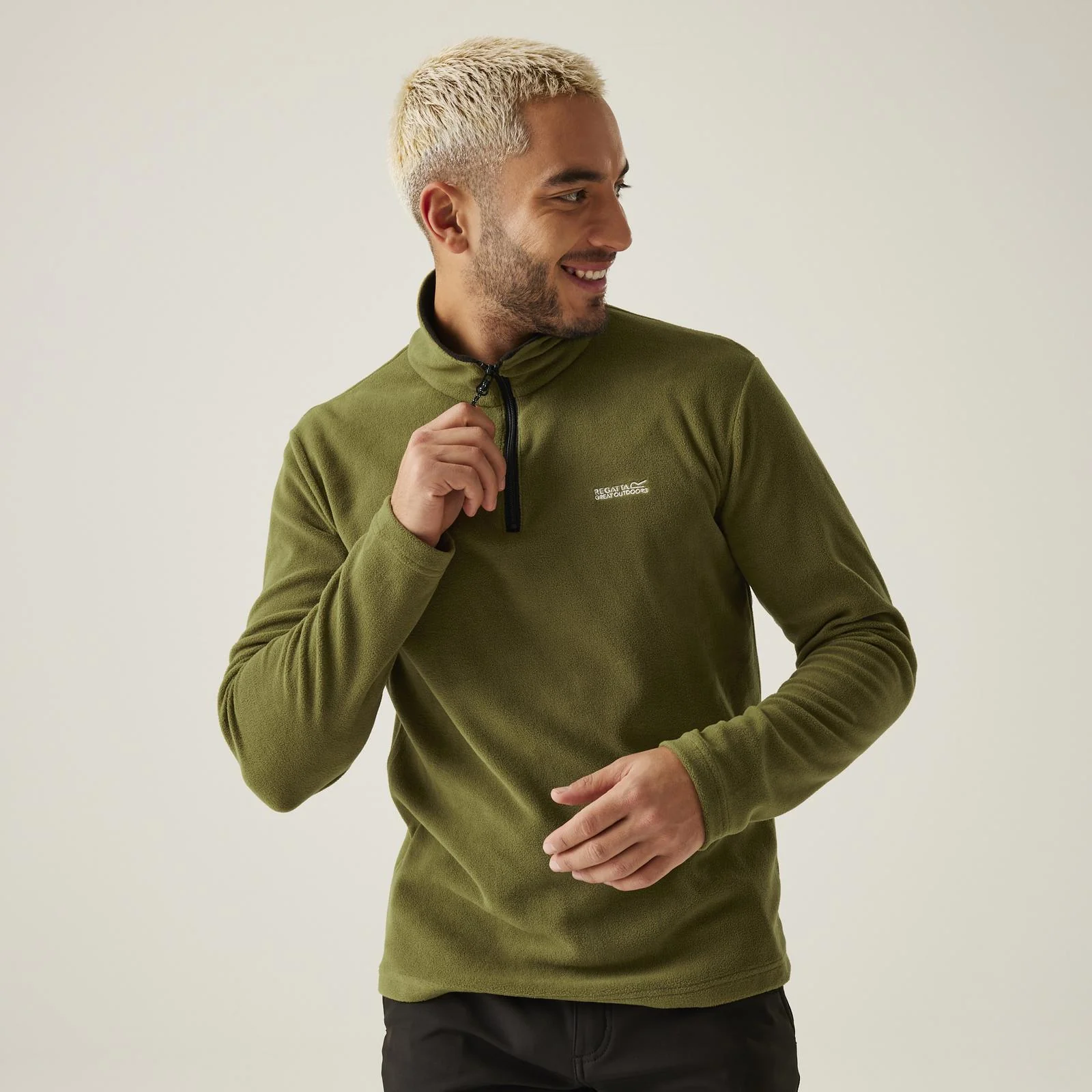 Regatta Mens Thompson Lightweight Half Zip Fleece - Image 4