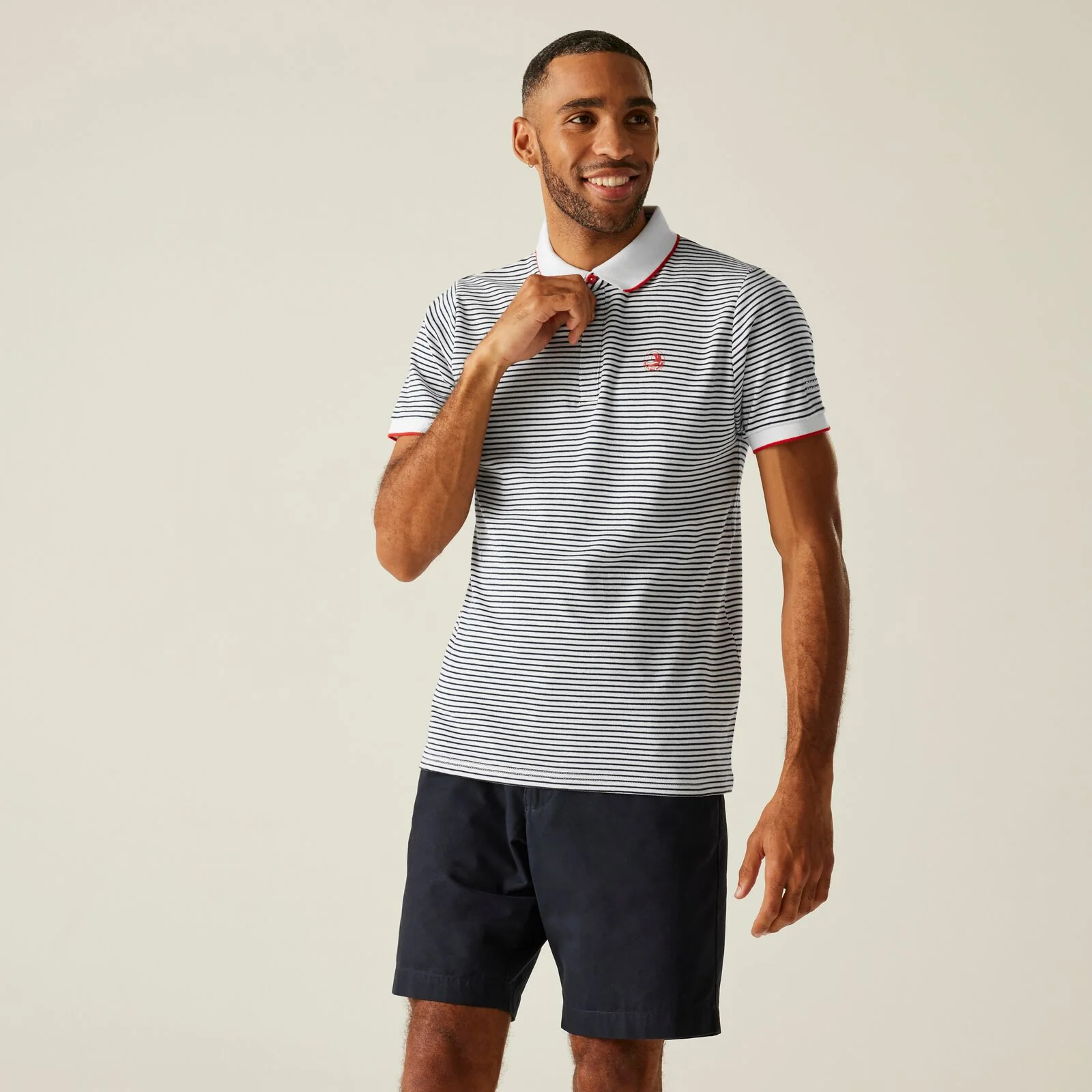 Regatta Mens Tiver Short Sleeve Polo Shirt - Image 2
