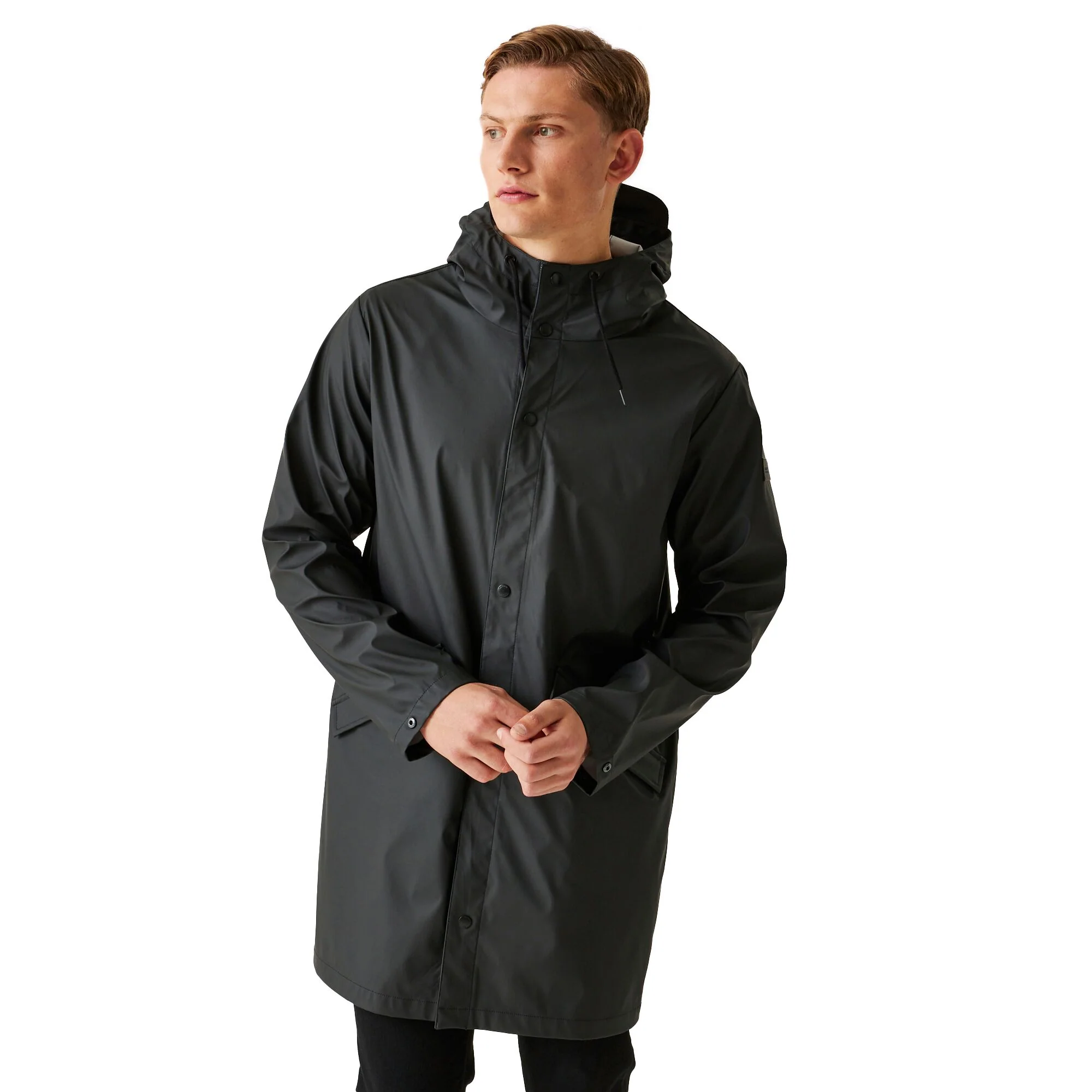 Regatta Mens Trustan Long Line Parka Jacket - Image 2