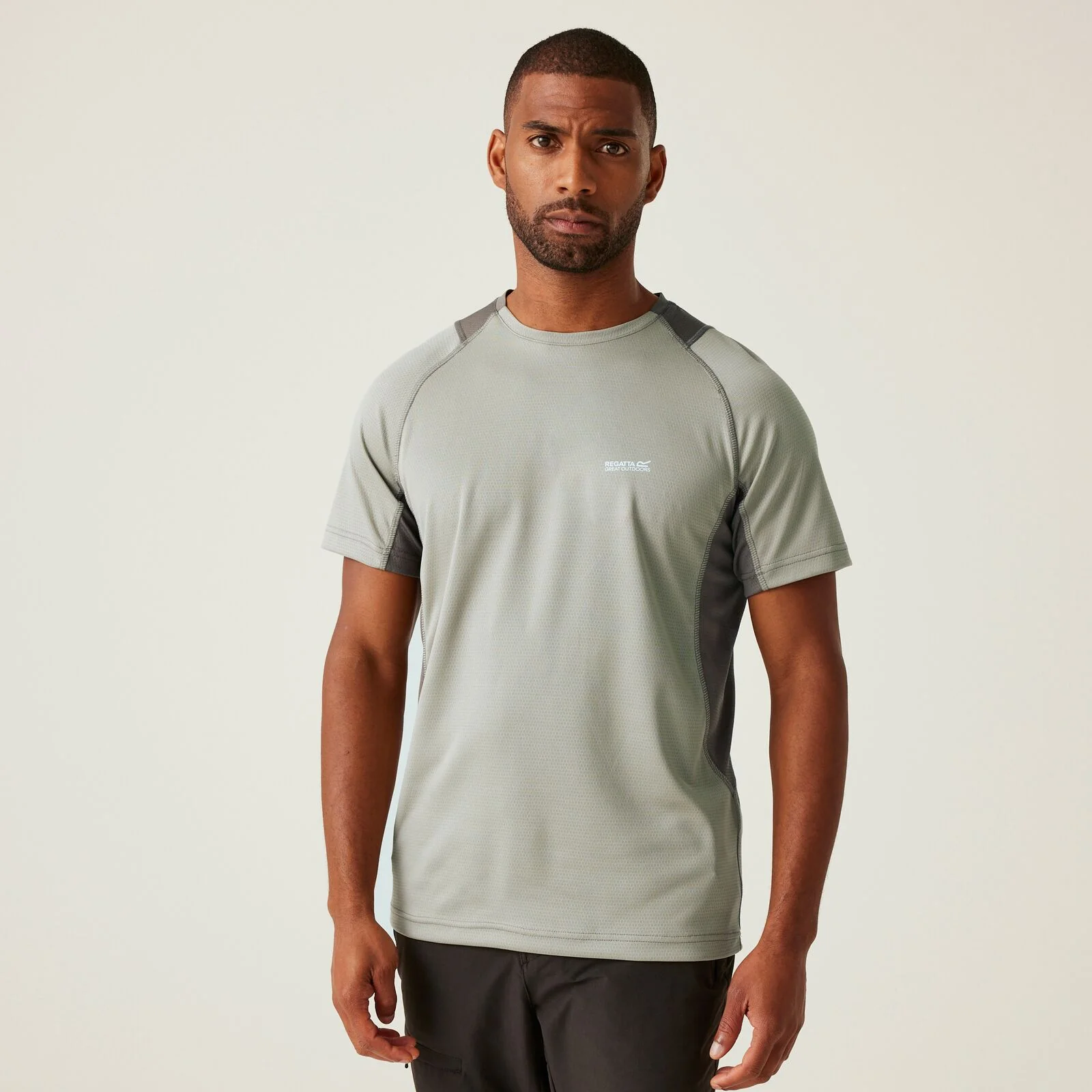 Regatta Mens Virda IV Quick Drying Short Sleeve T-Shirt - Image 5