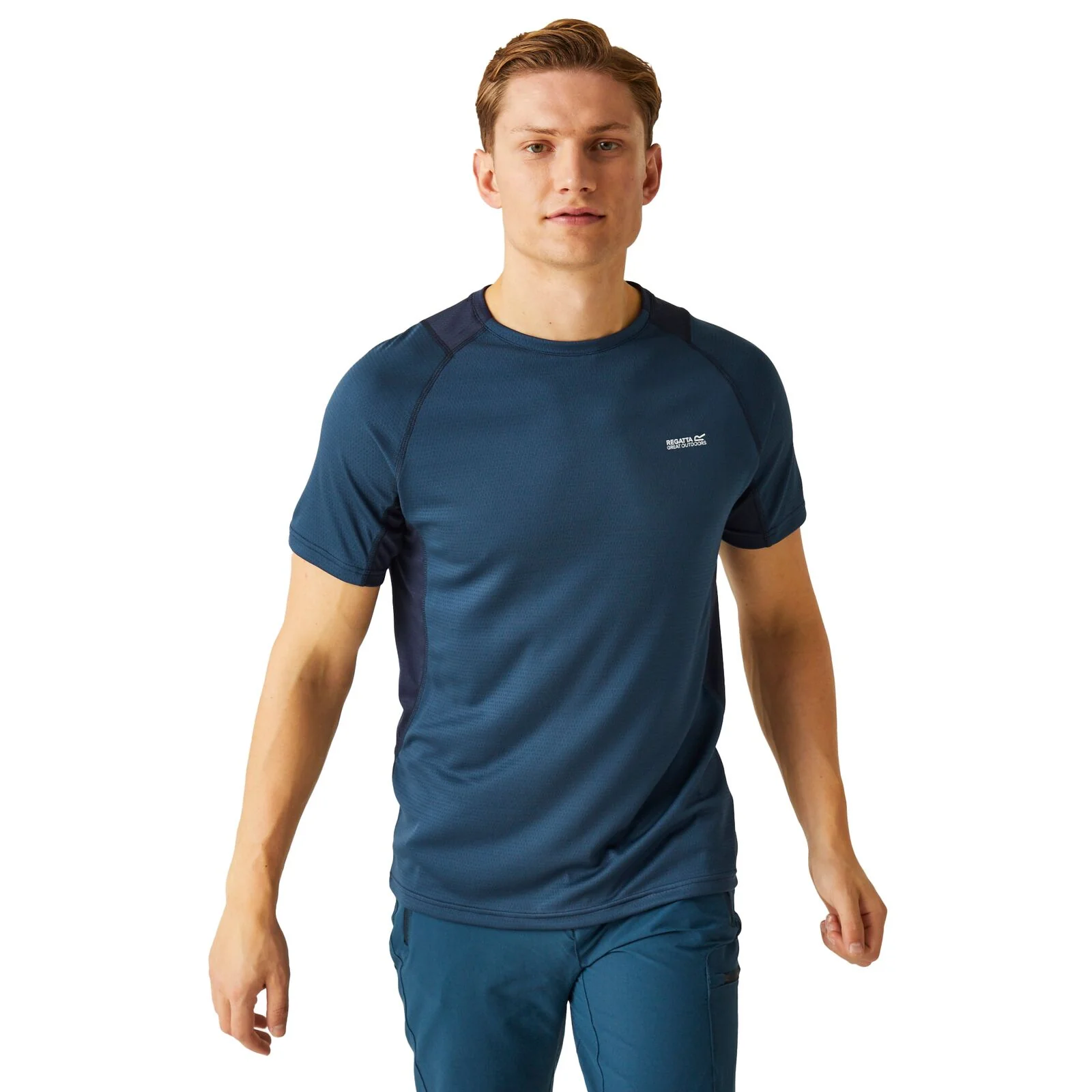 Regatta Mens Virda IV Quick Drying Short Sleeve T-Shirt - Image 8