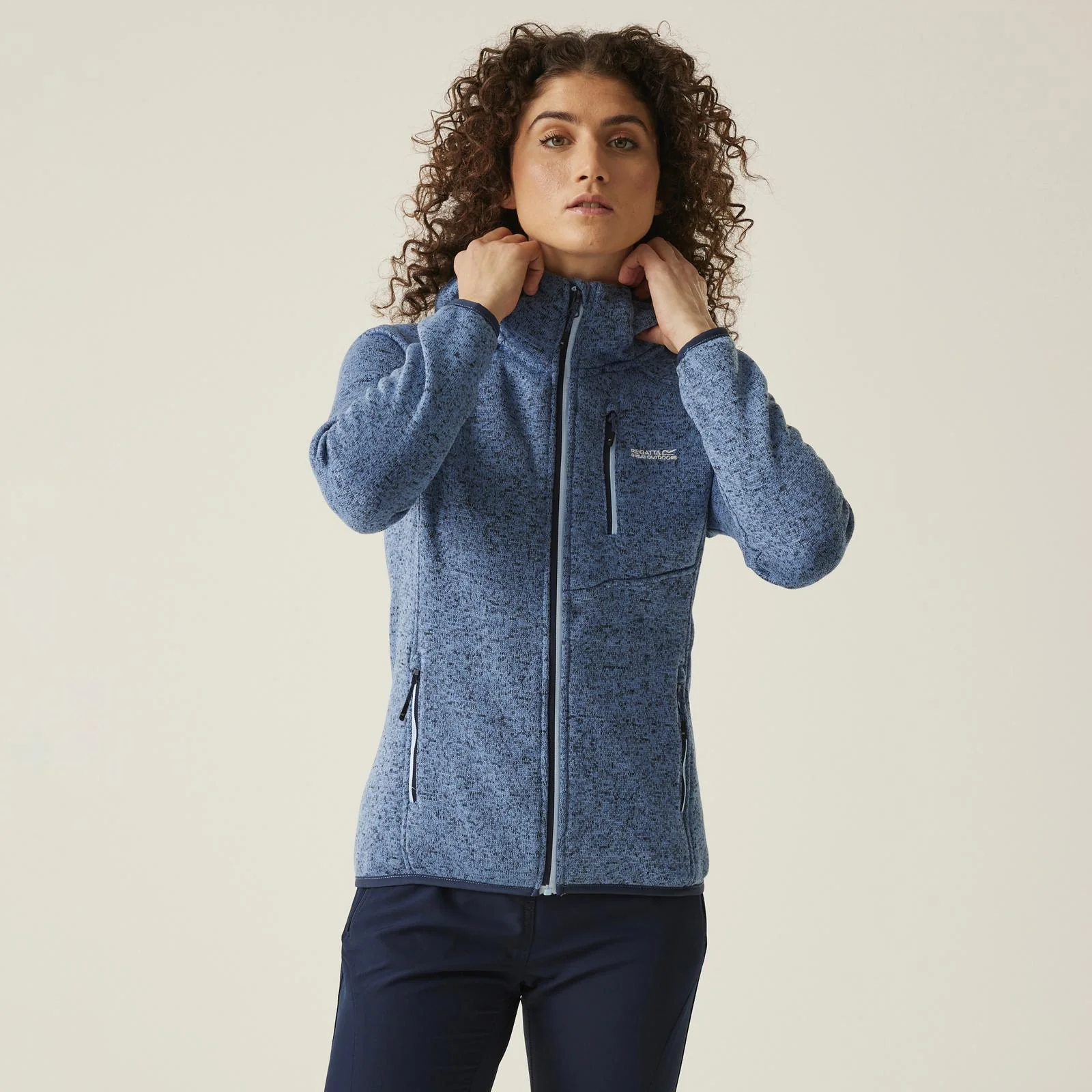 Regatta Newhill Full Zip Hooded Winter Fleece Jacket - Image 3