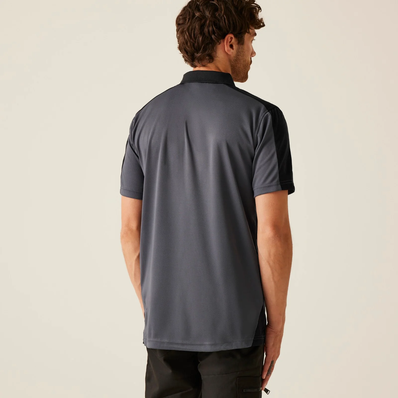 Regatta Professional Mens Contrast Coolweave Quick Wicking Short Sleeve Polo Shirt - Image 7
