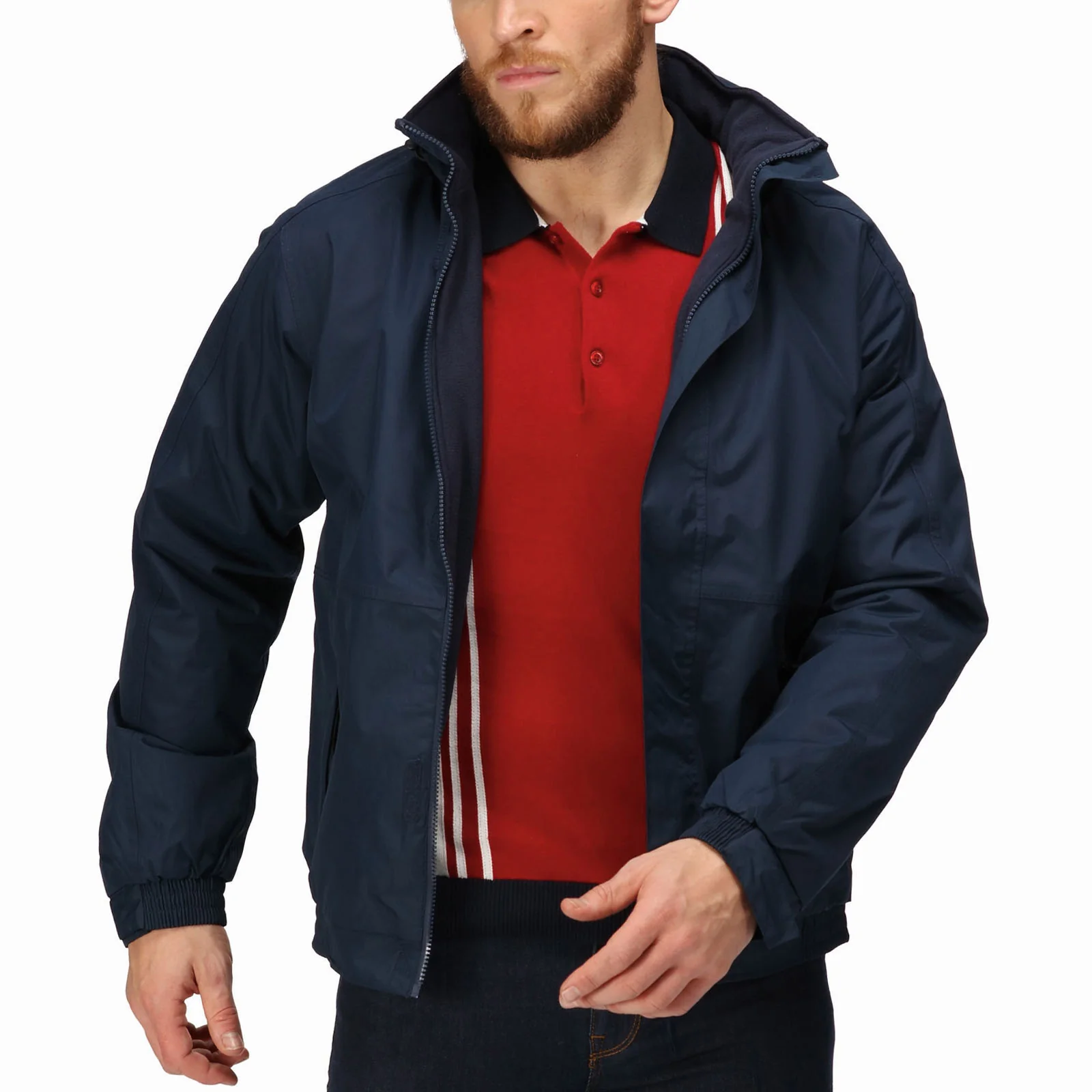 Regatta Professional Mens Dover Fleece Lined Bomber Jacket - Image 2