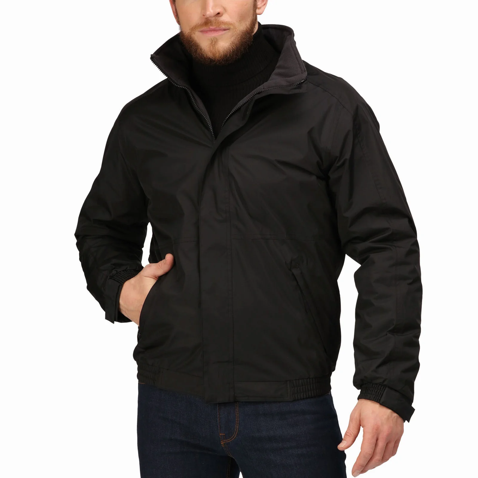 Regatta Professional Mens Dover Fleece Lined Bomber Jacket - Image 3