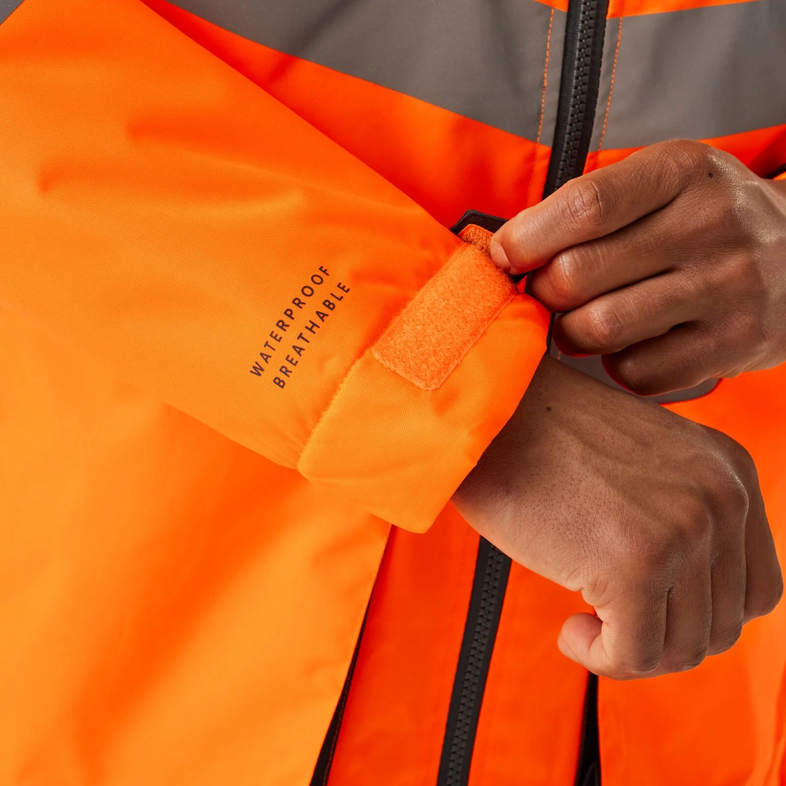 Regatta Professional Mens HI-VIS Tactical Waterproof Jacket - Image 12