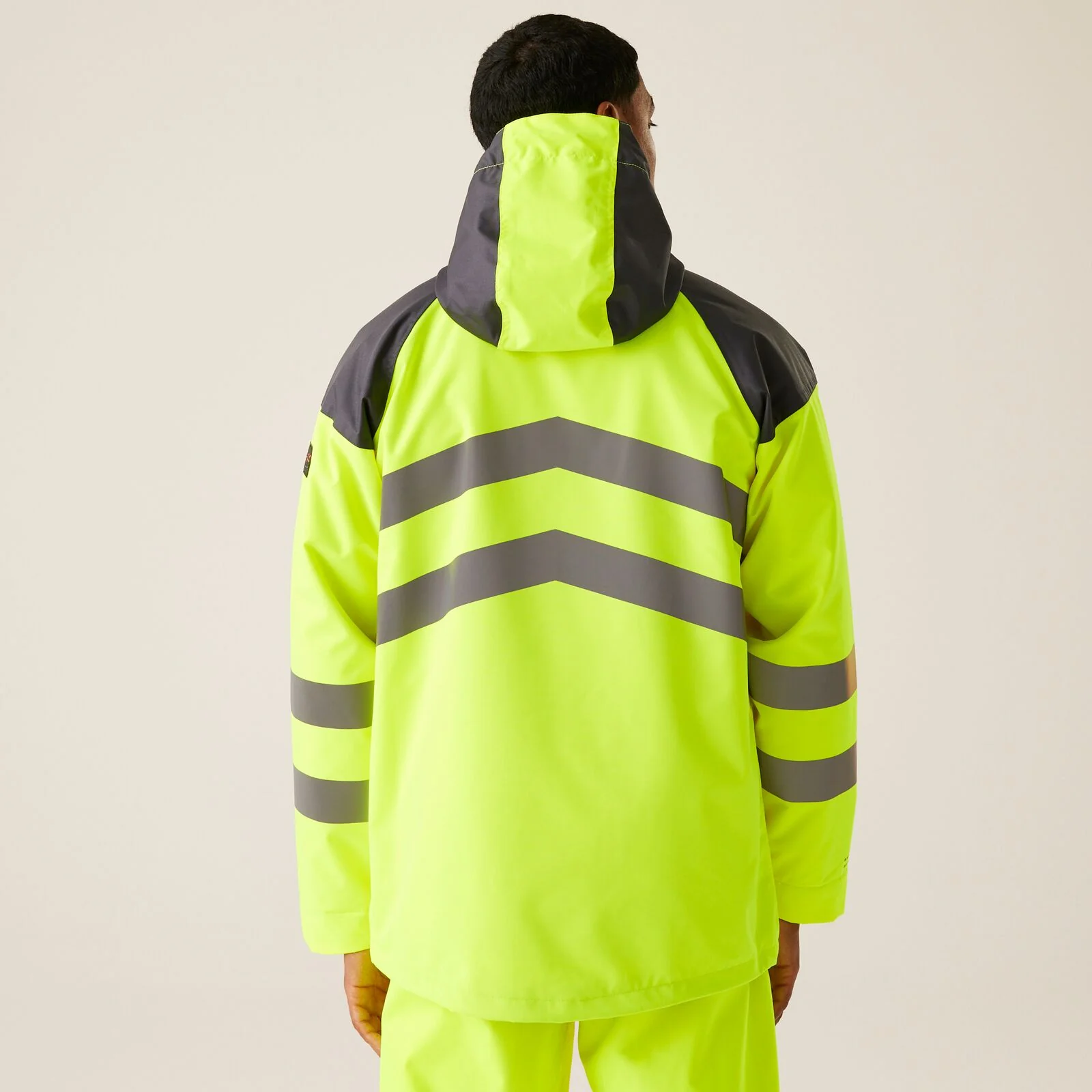 Regatta Professional Mens HI-VIS Tactical Waterproof Jacket - Image 5