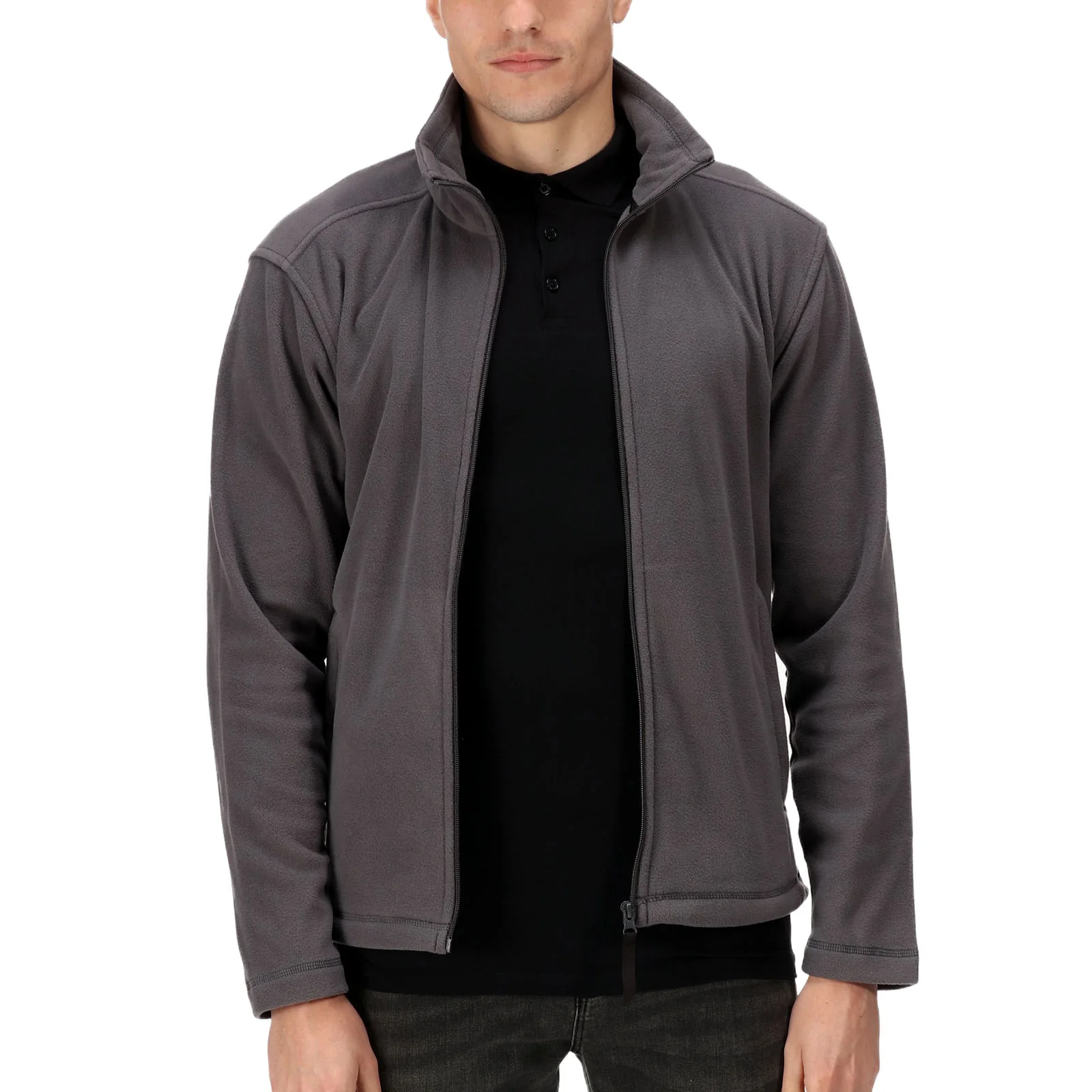 Regatta Professional Mens Micro Zip Full Zip Fleece Jacket - Image 2