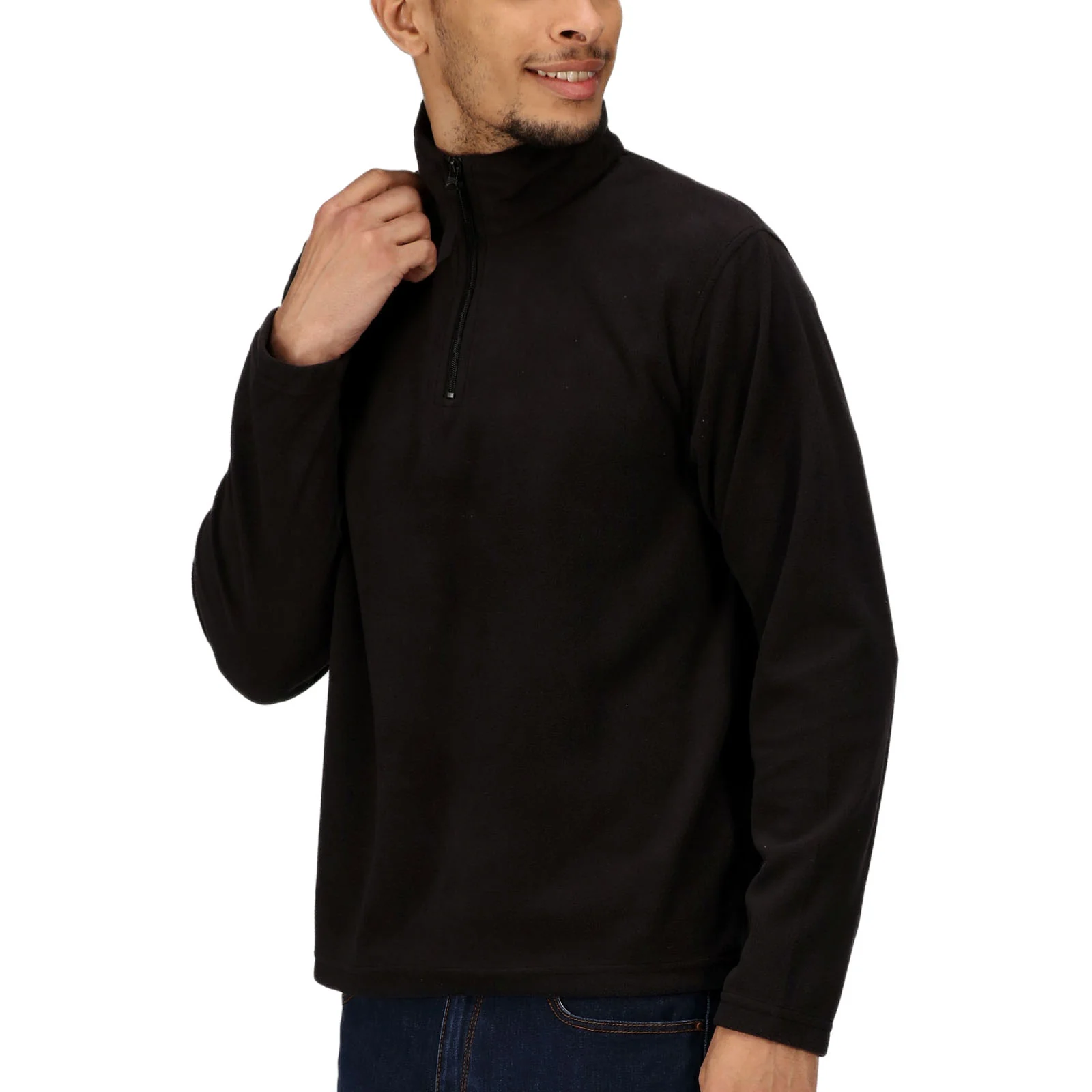 Regatta Professional Mens Micro Zip Pullover Half Zip Fleece - Image 3
