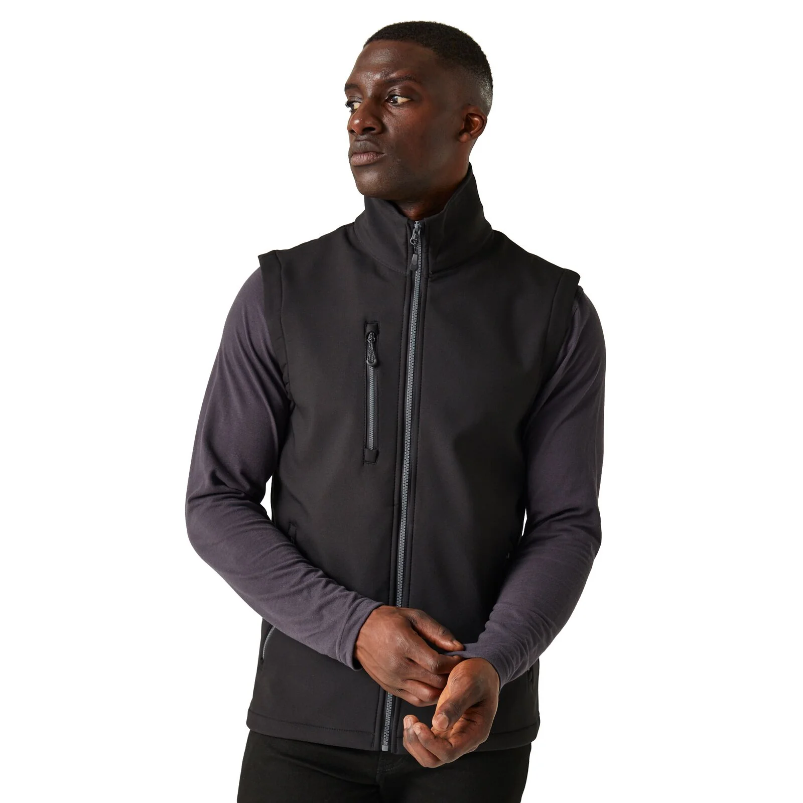 Regatta Professional Mens Navigate 2 Layer Softshell Gilet - Image 4