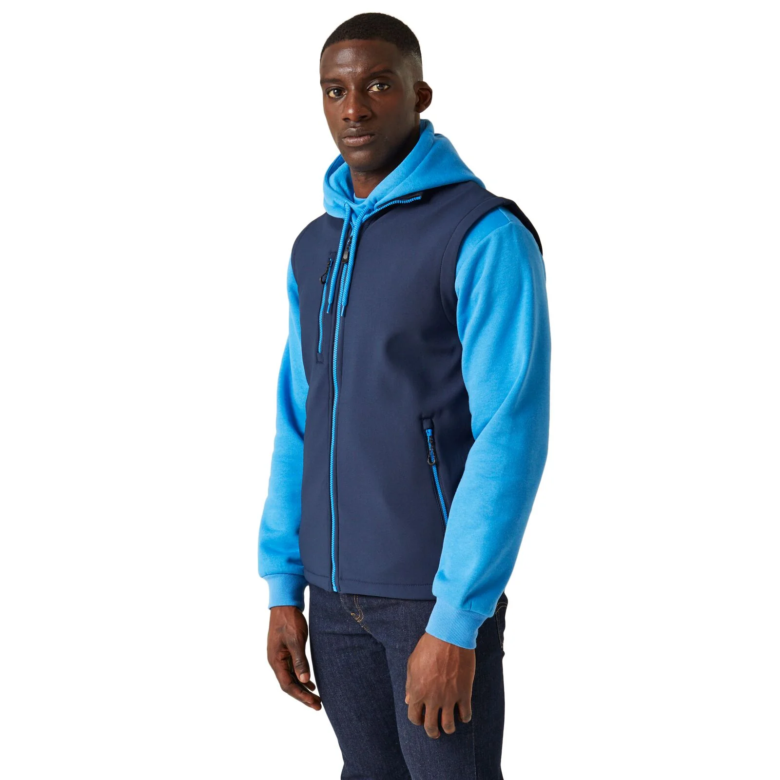Regatta Professional Mens Navigate 2 Layer Softshell Gilet - Image 8