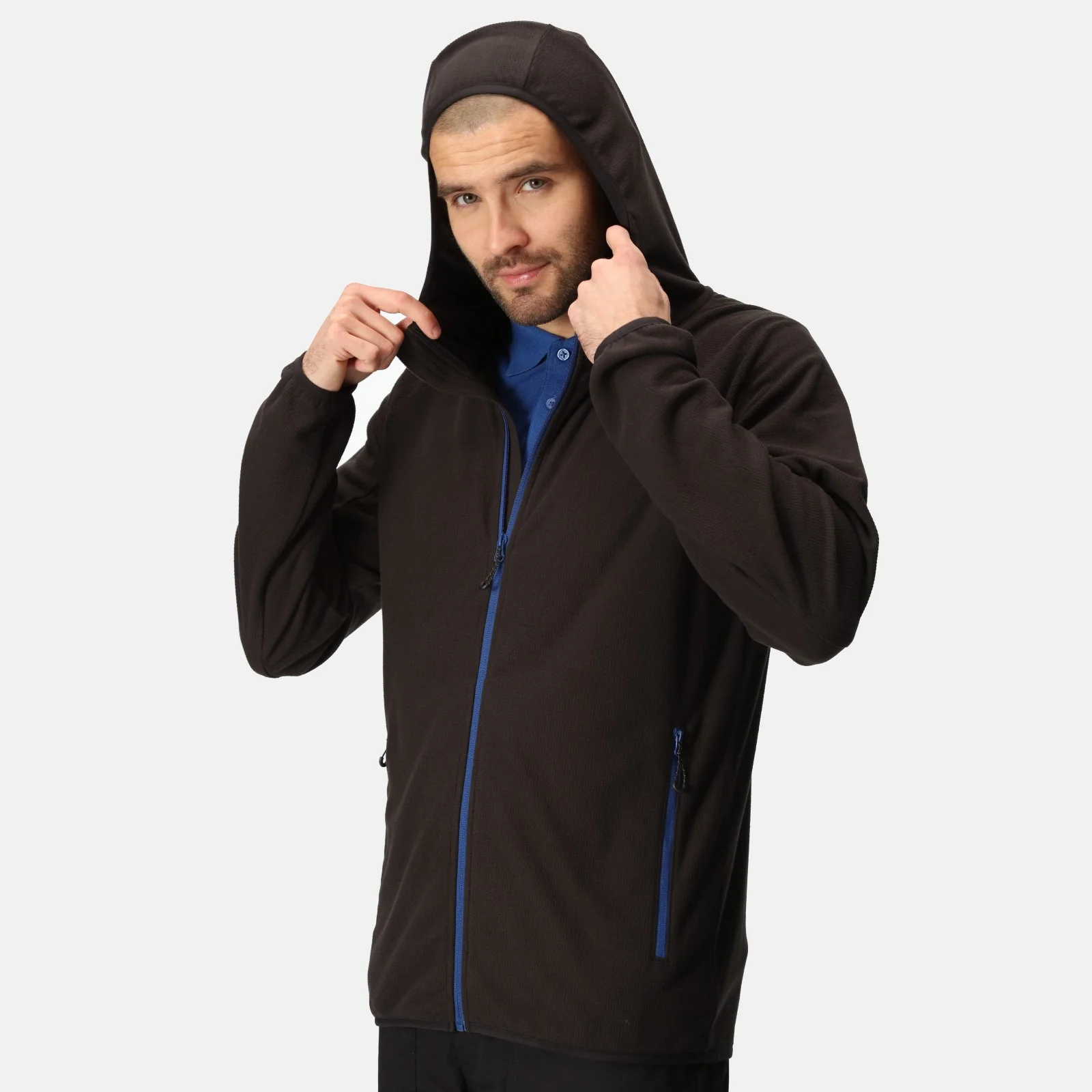 Regatta Professional Mens Navigate Hooded Full Zip Fleece - Image 38