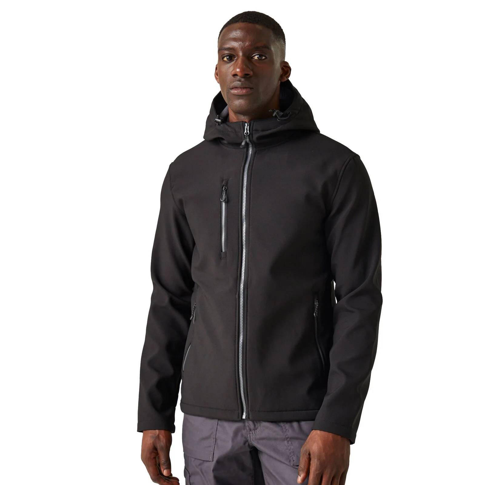 Regatta Professional Mens Navigate Hooded Softshell Jacket - Image 4