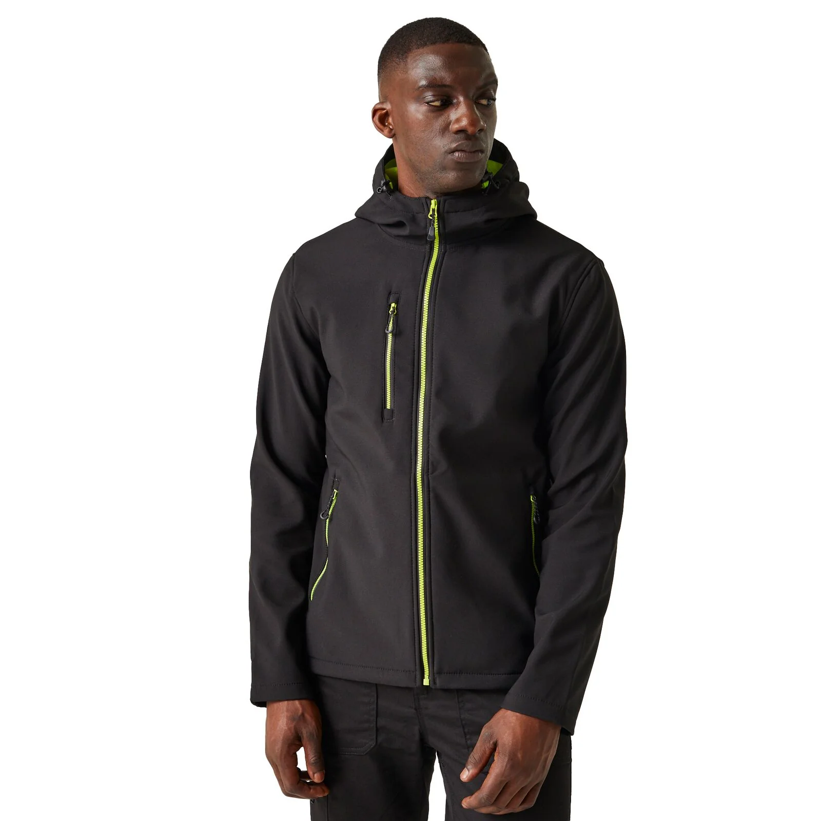 Regatta Professional Mens Navigate Hooded Softshell Jacket - Image 8
