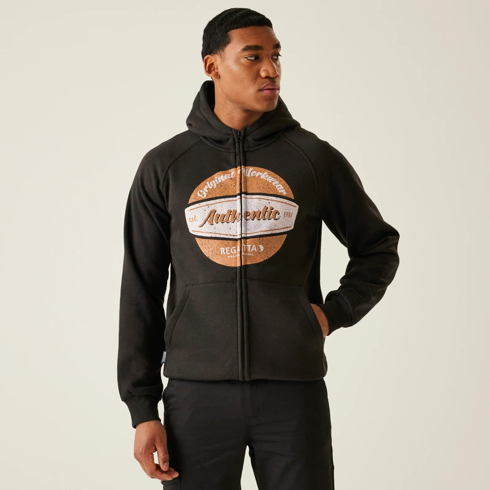 Regatta Professional Mens Orginal Full Zip Hoodie - Image 2