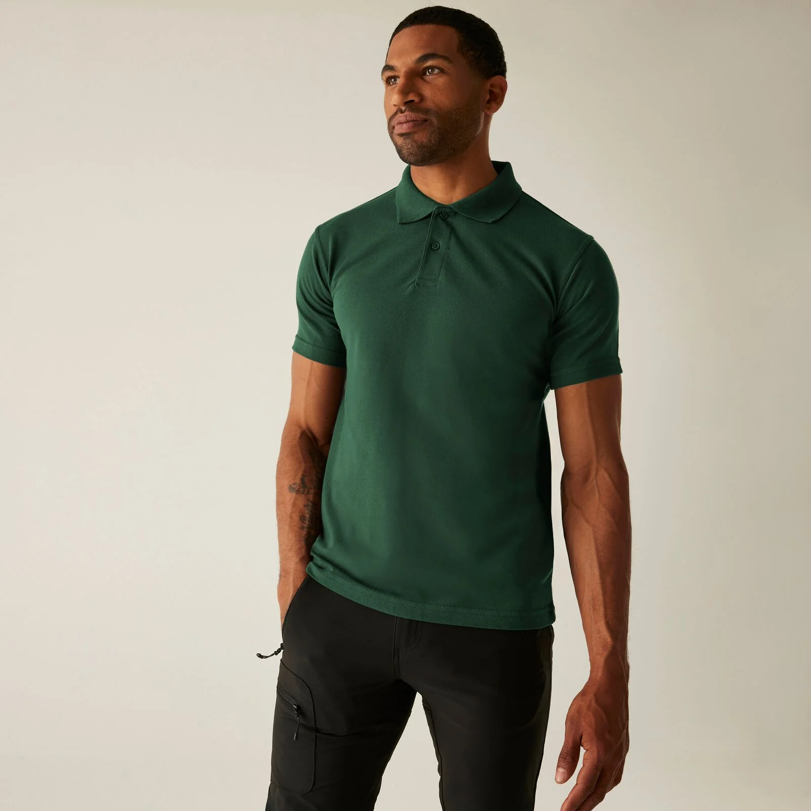 Regatta Professional Mens Pro 50/50 Pique Short Sleeve Polo Shirt - Image 5